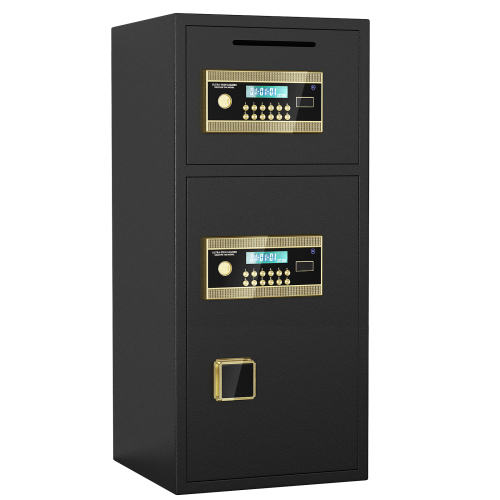 Large Double-door Coin-operated Safe,Digital Security Safe with Fireproof and Waterproof Bag,6.5 Cubic Feet Safe Box with Hidden Code Function for Home,Office and Hotel、、casual