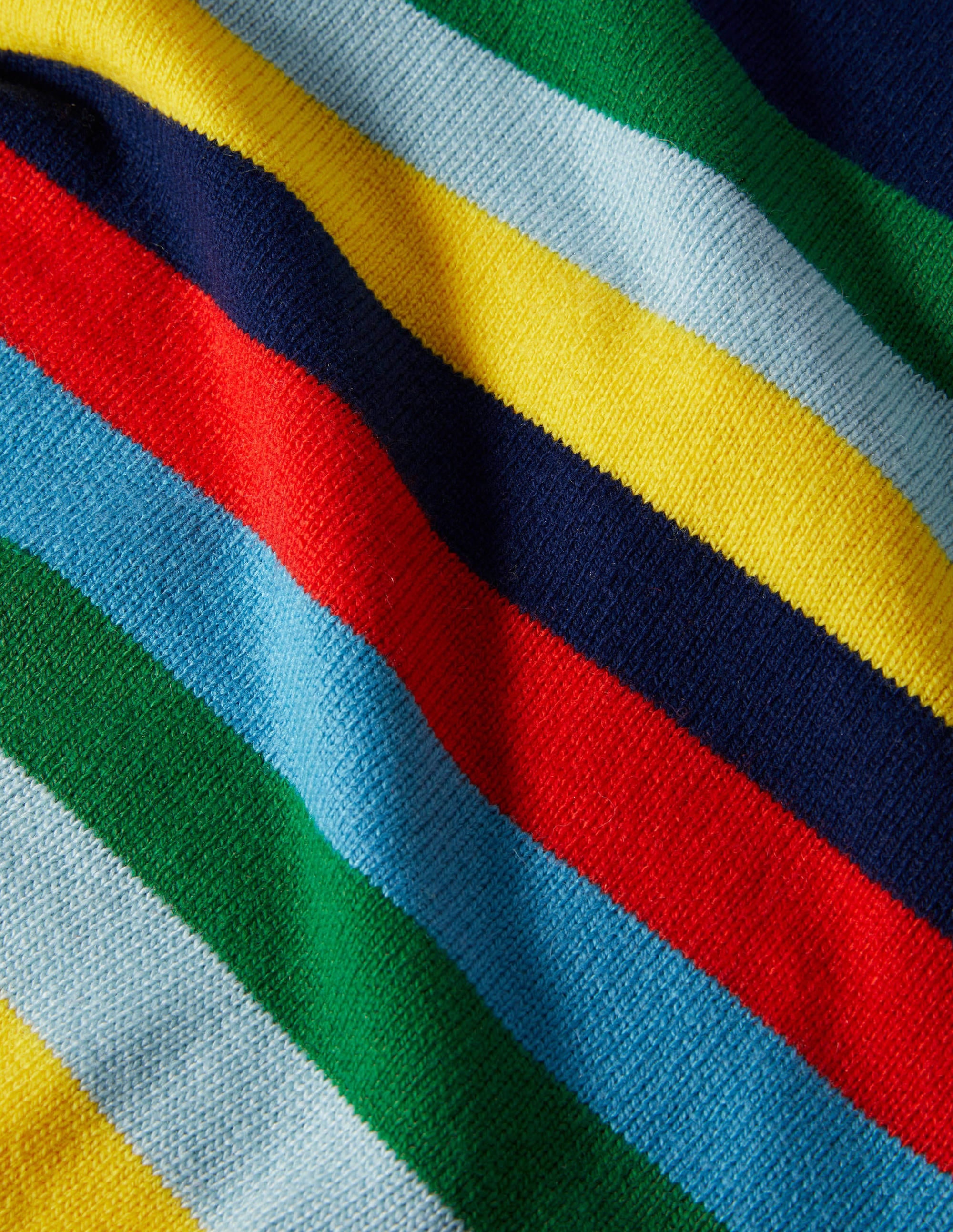  Colourblock Crew Jumper-College Navy/Rainbow、mySite、ashleygrahame