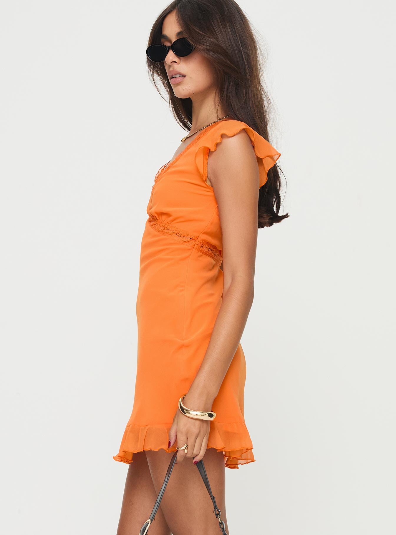 Barreau Mini Dress Orange、mySite、solidvoid