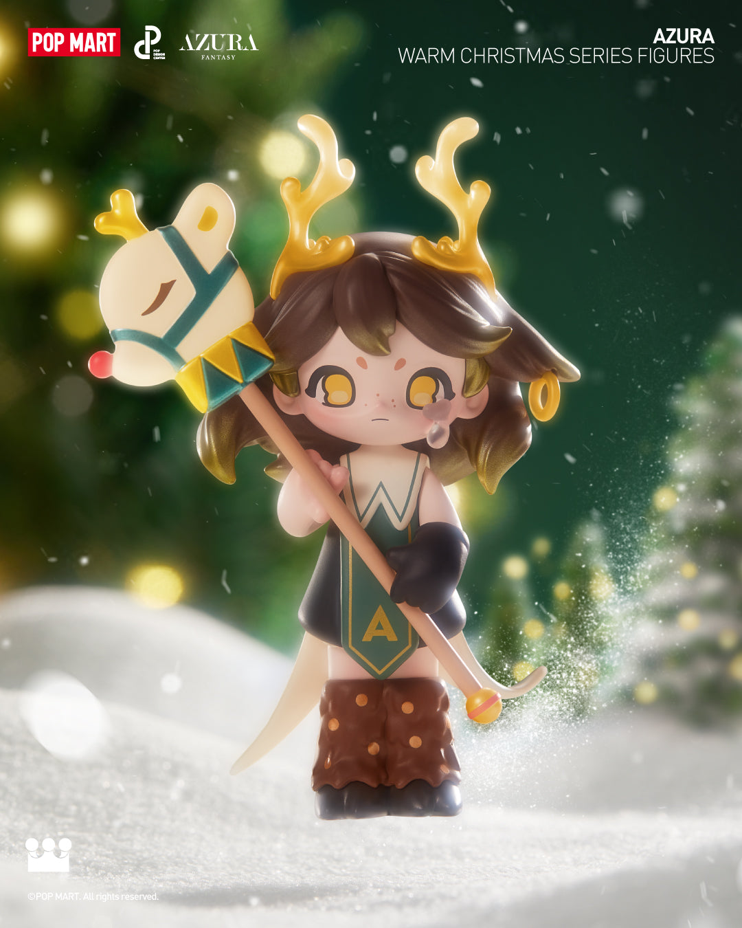  POP MART AZURA Warm Christmas Series Figures、mySite、greenlandpopulation