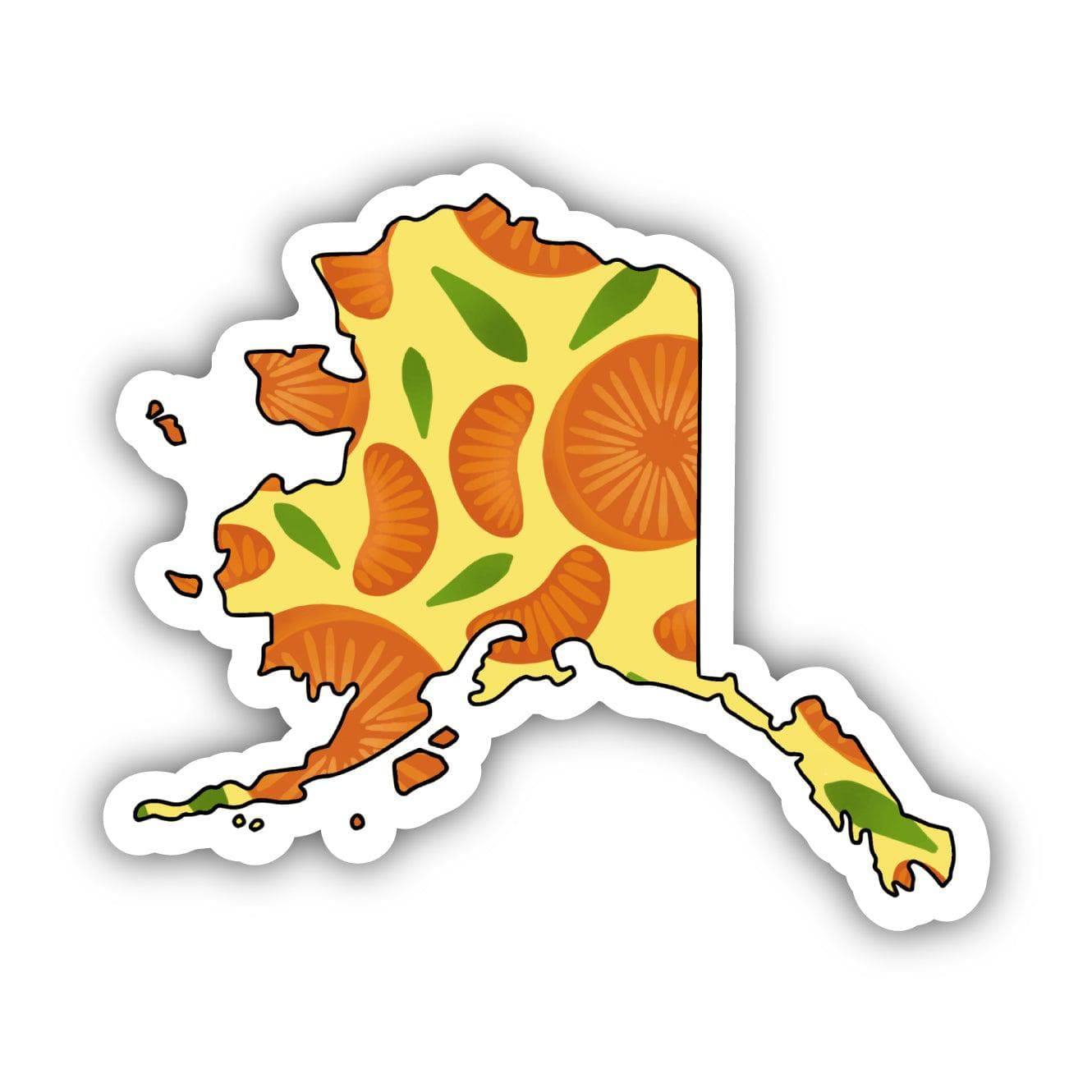  Alaska Orange & Yellow Fruit Sticker、mySite、ghnorth