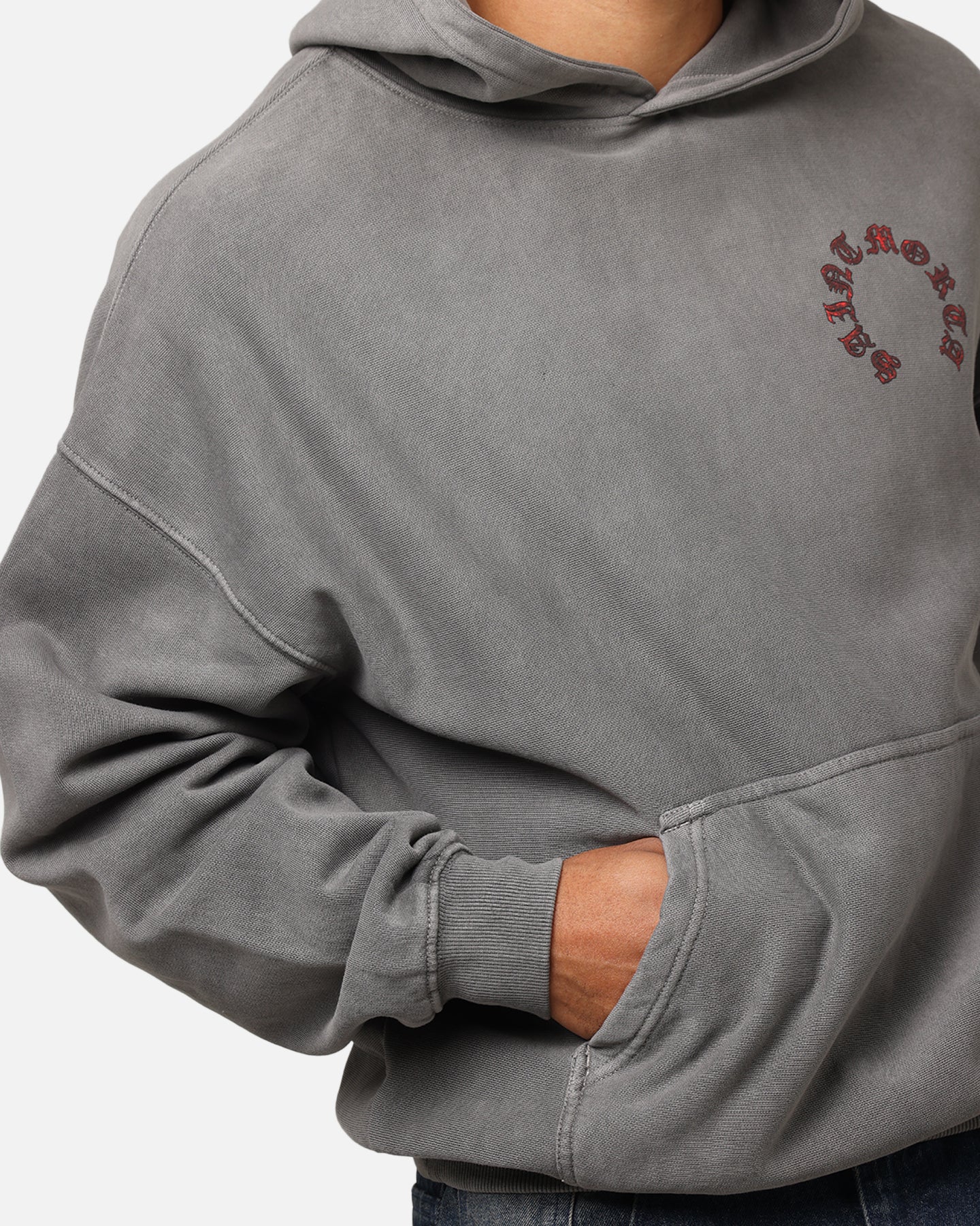 Saint Morta Worldwide Boxy Hoodie Washed Charcoal、mySite、zt4zffjzw