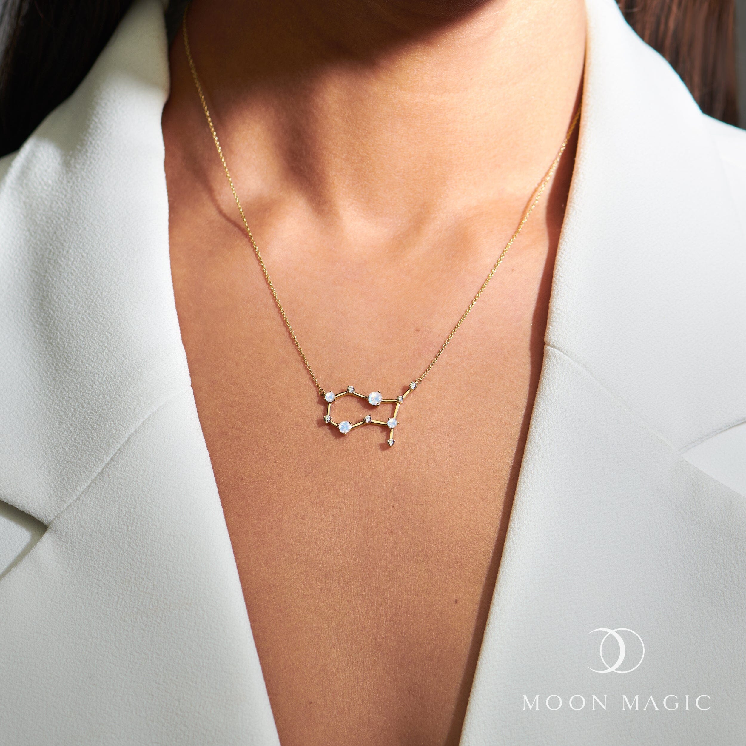 Moonstone Necklace - Zodiac Constellation + Free Gift Bag、mySite、hinf8tx79