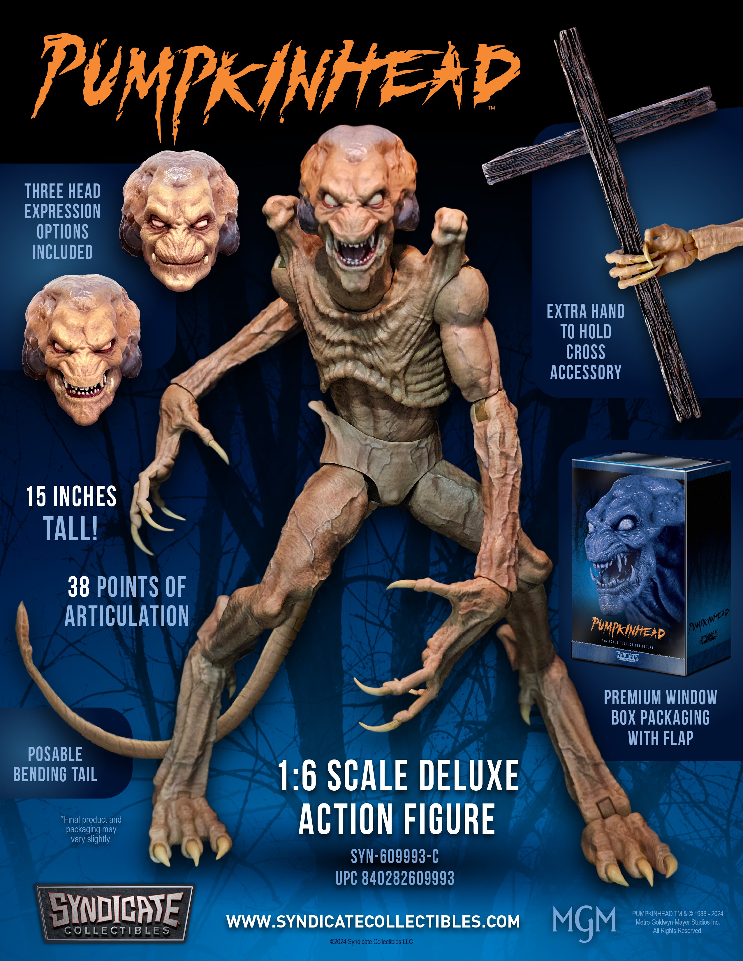 Syndicate Collectibles Deluxe Limited Edition Pumpkinhead (1:6 Scale)、mySite、hgirdovlk