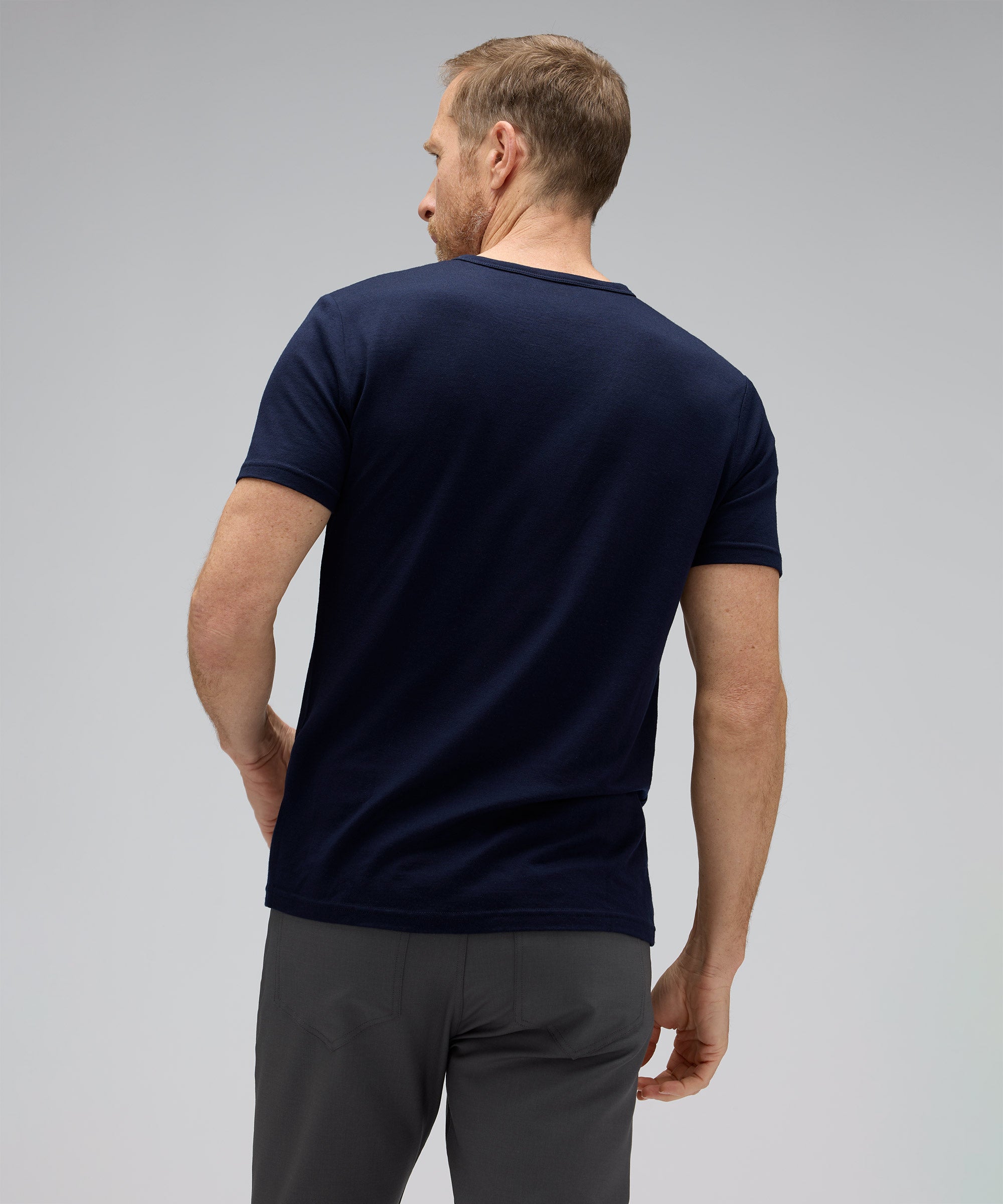 Men's Merino Short Sleeve Henley、mySite、noshort