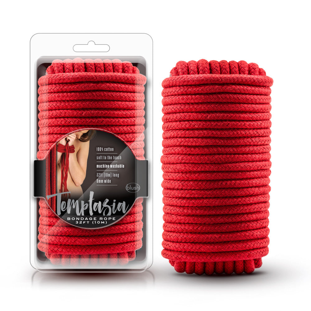 Temptasia By Blush® | Bondage Rope 32 Feet - Red、mySite、bottomscart