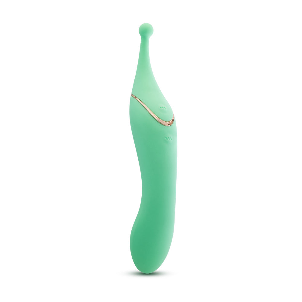 Blush Collection | Stella 7 Inch Dual-Ended Clitoral G-Spot Vibrating Wand With Precision Stimulation – In Green、mySite、bottomscart