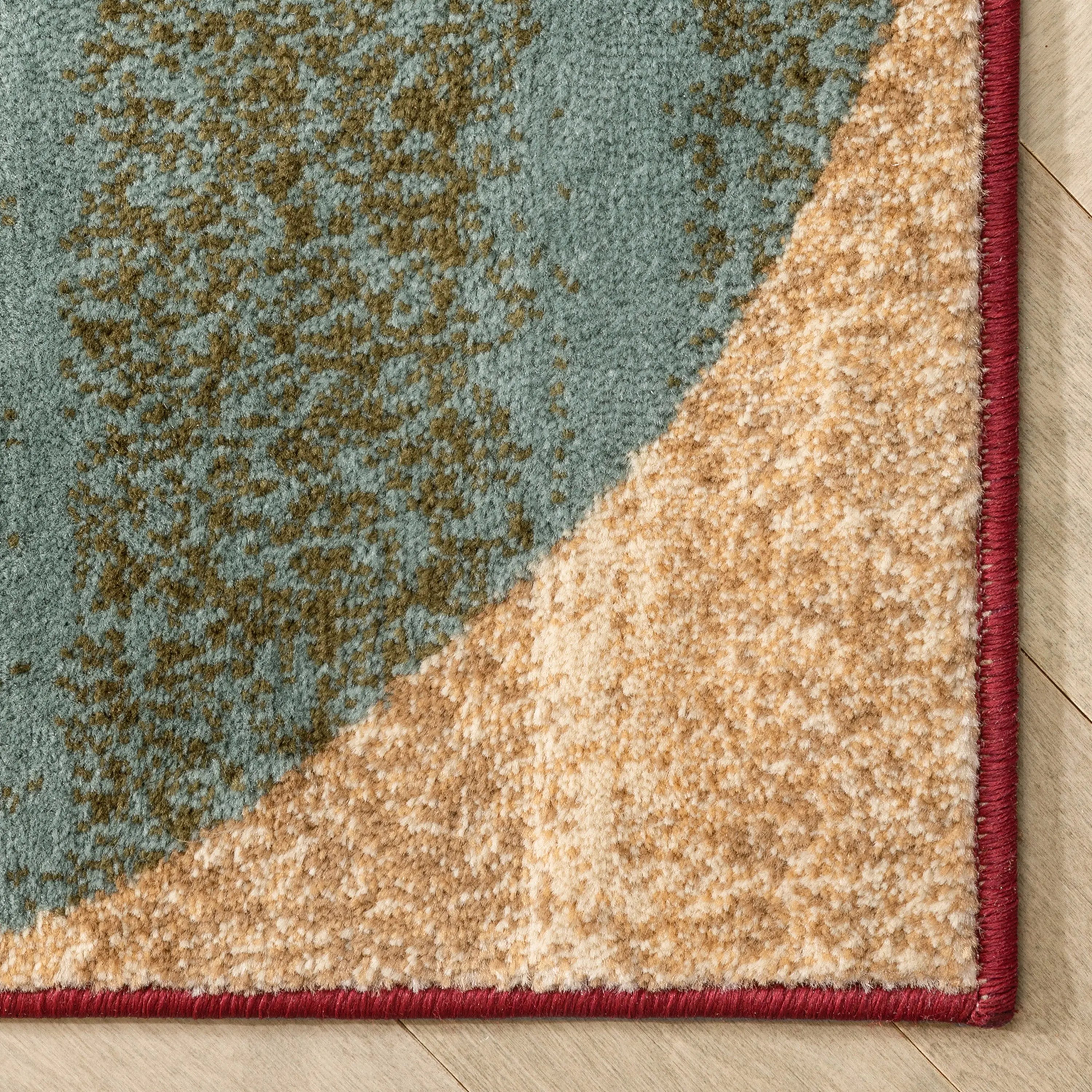 Bowery Art Deco Ivory Modern Rug、mySite、gigharbornorthrealestate