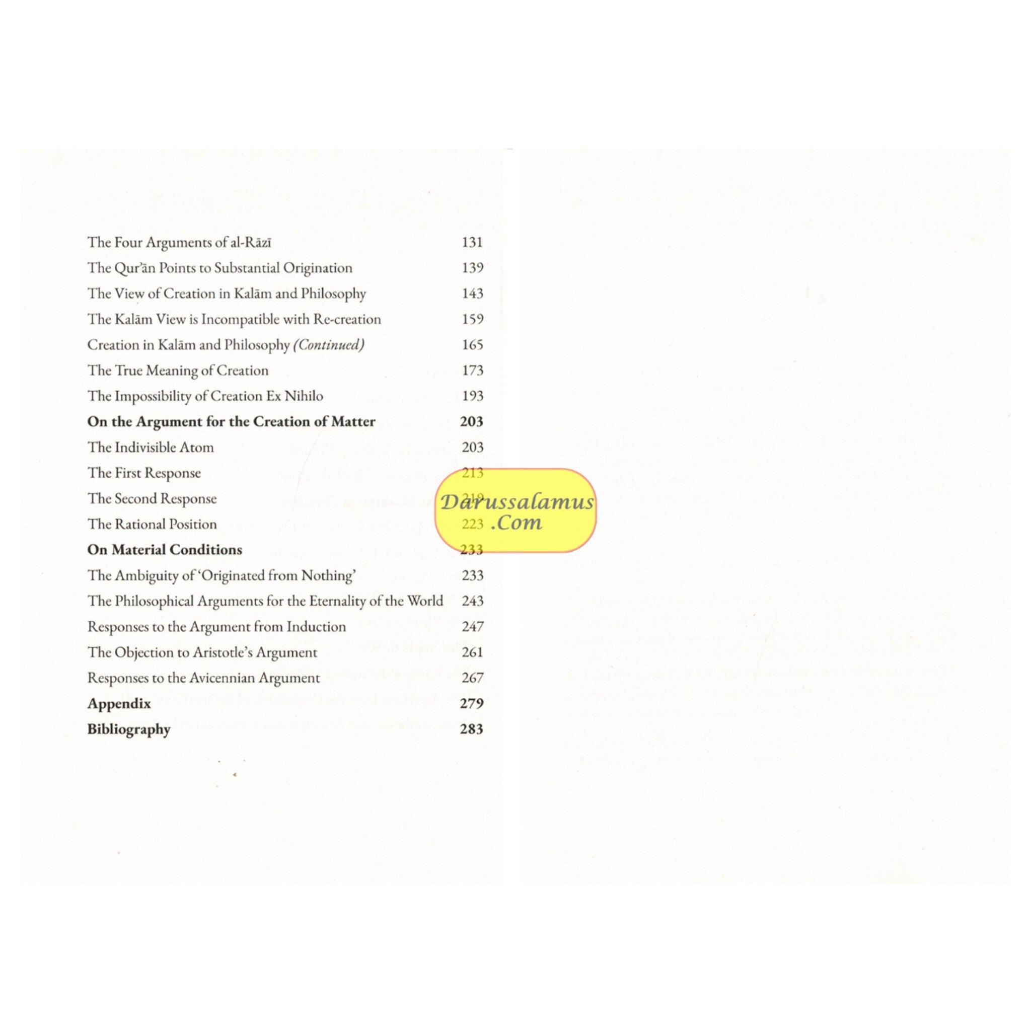 Ibn Taymiyyah on Creation Ex Materia、mySite、topwebapps