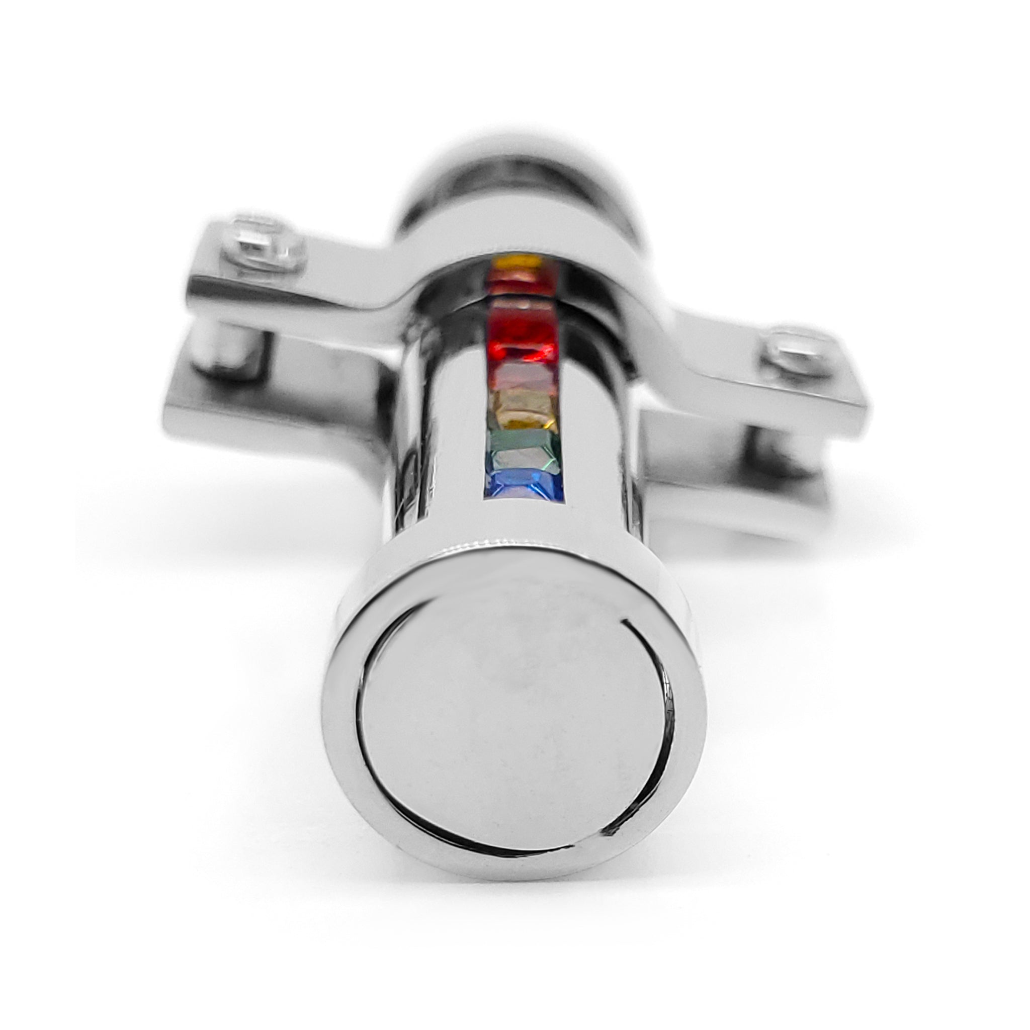 Stainless Steel Cubic Zirconia Rainbow Pride Pendant / GPP4359、mySite、dreamappss