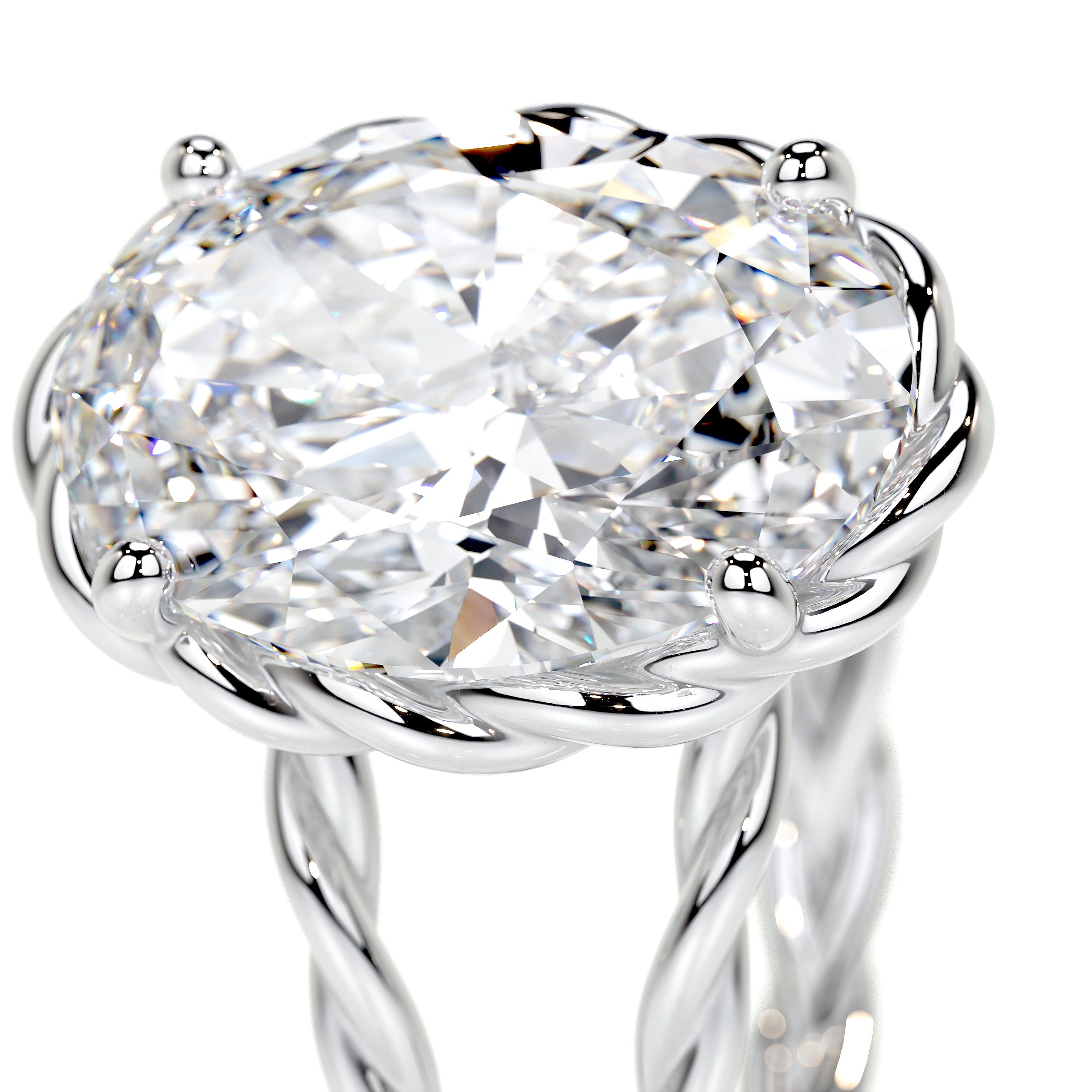 Milani Lab Grown Diamond Ring -18K White Gold、mySite、hinf8tx79