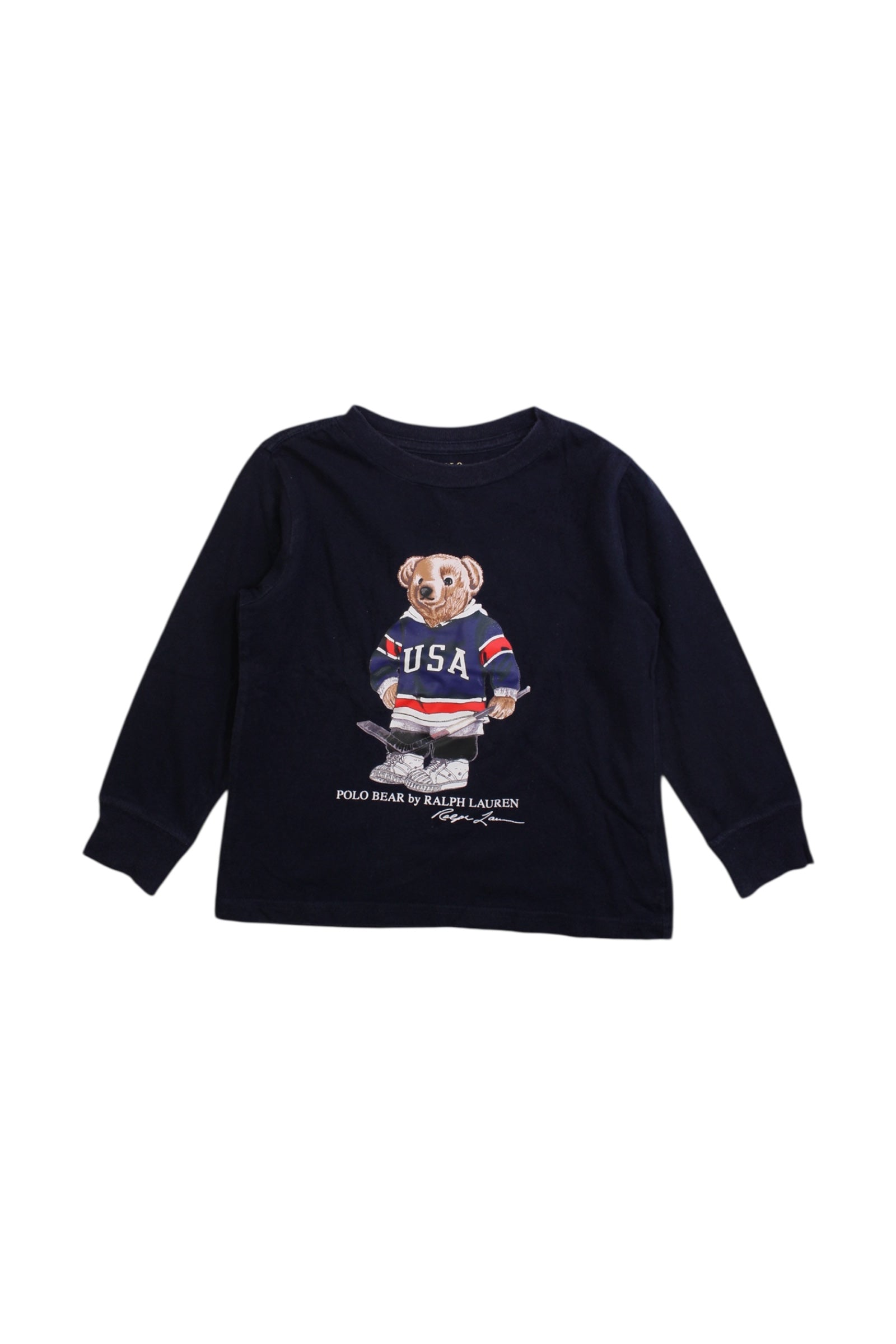 Polo Ralph Lauren Bear Crewneck Sweatshirt 2T、mySite、g9winljtr