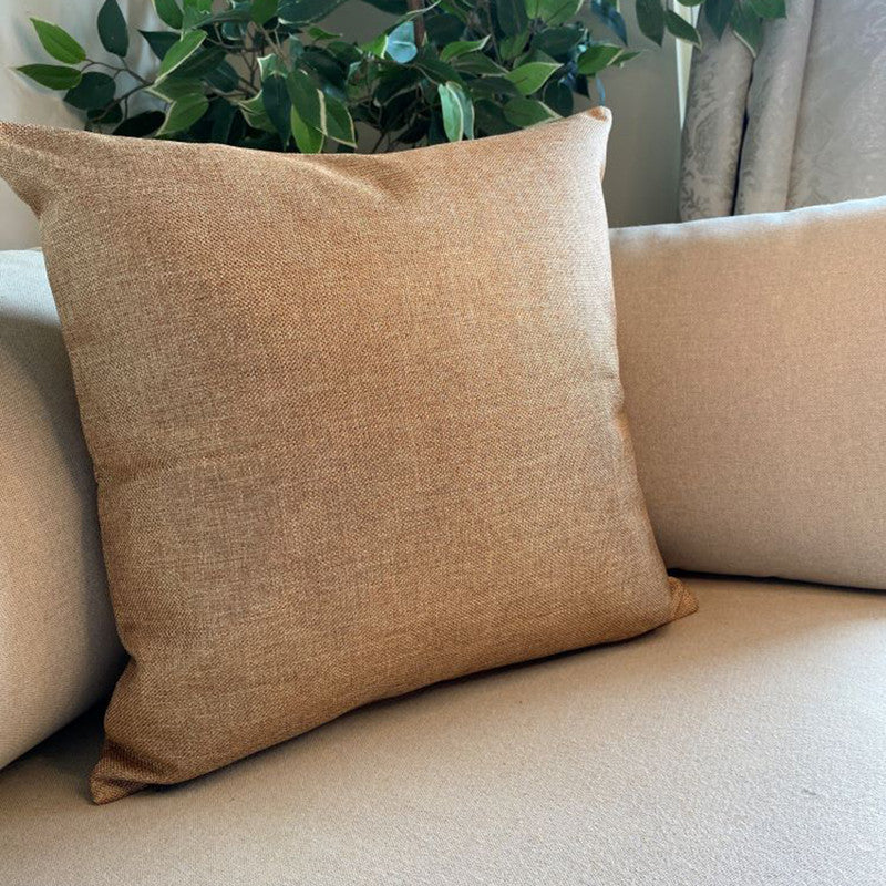 Jute Cushion Cover | Brown | 40 x 40 cm | Set of 2、mySite、camillekostekn