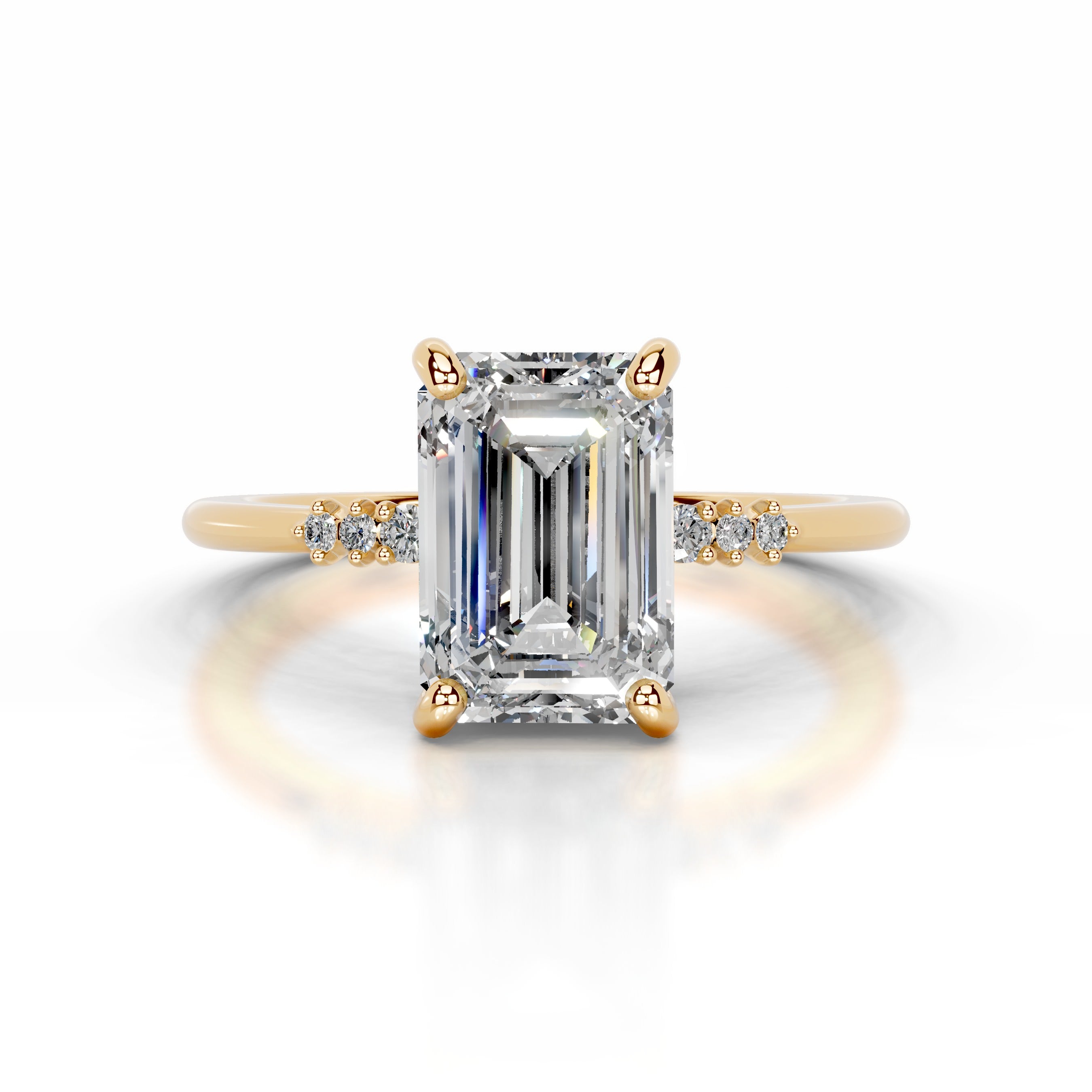 Hope Diamond Engagement Ring - 18K Yellow Gold、mySite、hinf8tx79
