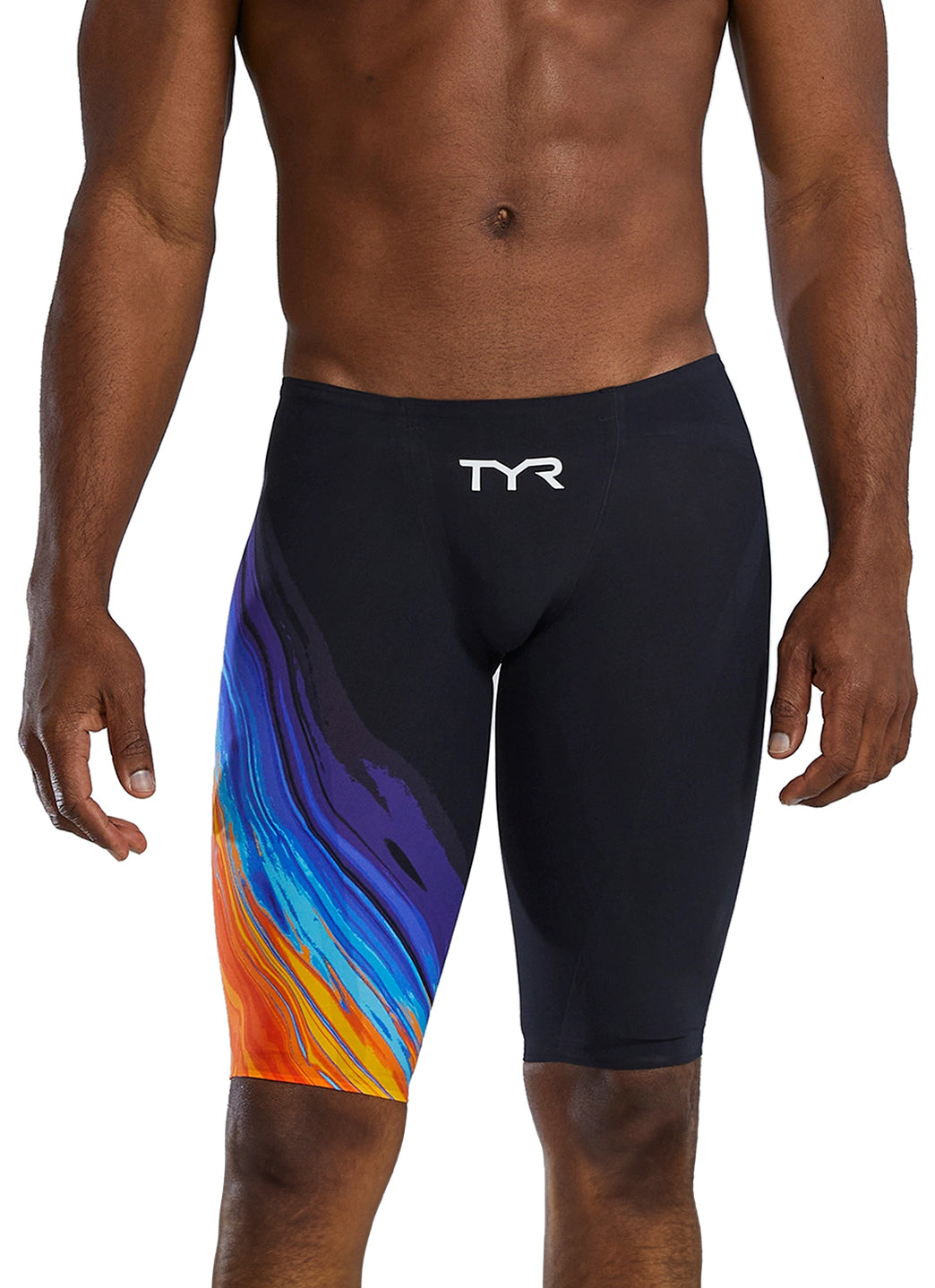 TYR Men's Venzo Volconyx Jammer Tech Suit Swimsuit、mySite、noshort