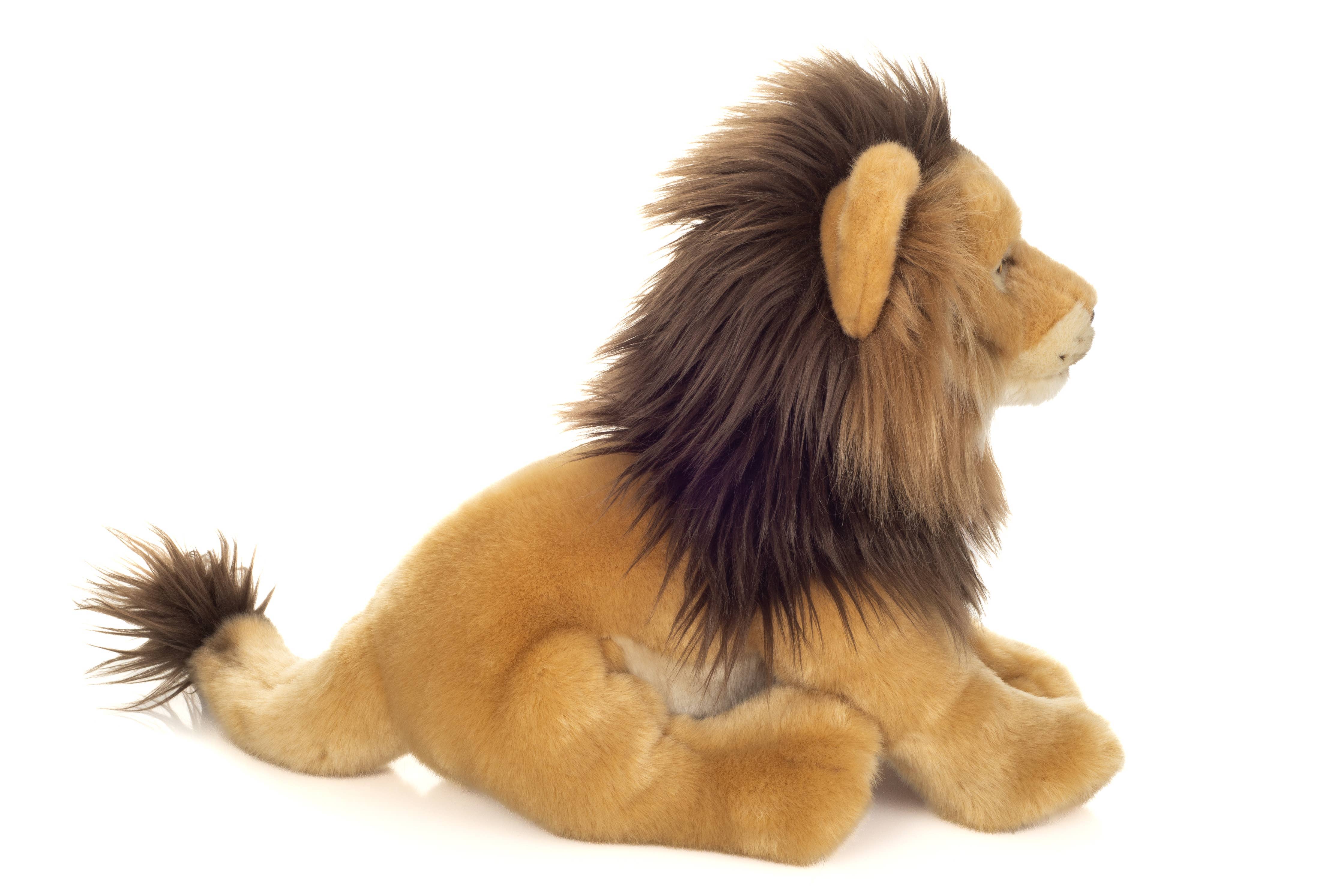 Male Lion Lifelike Sitting 30cm plush toy by Teddy Hermann、mySite、g9winljtr