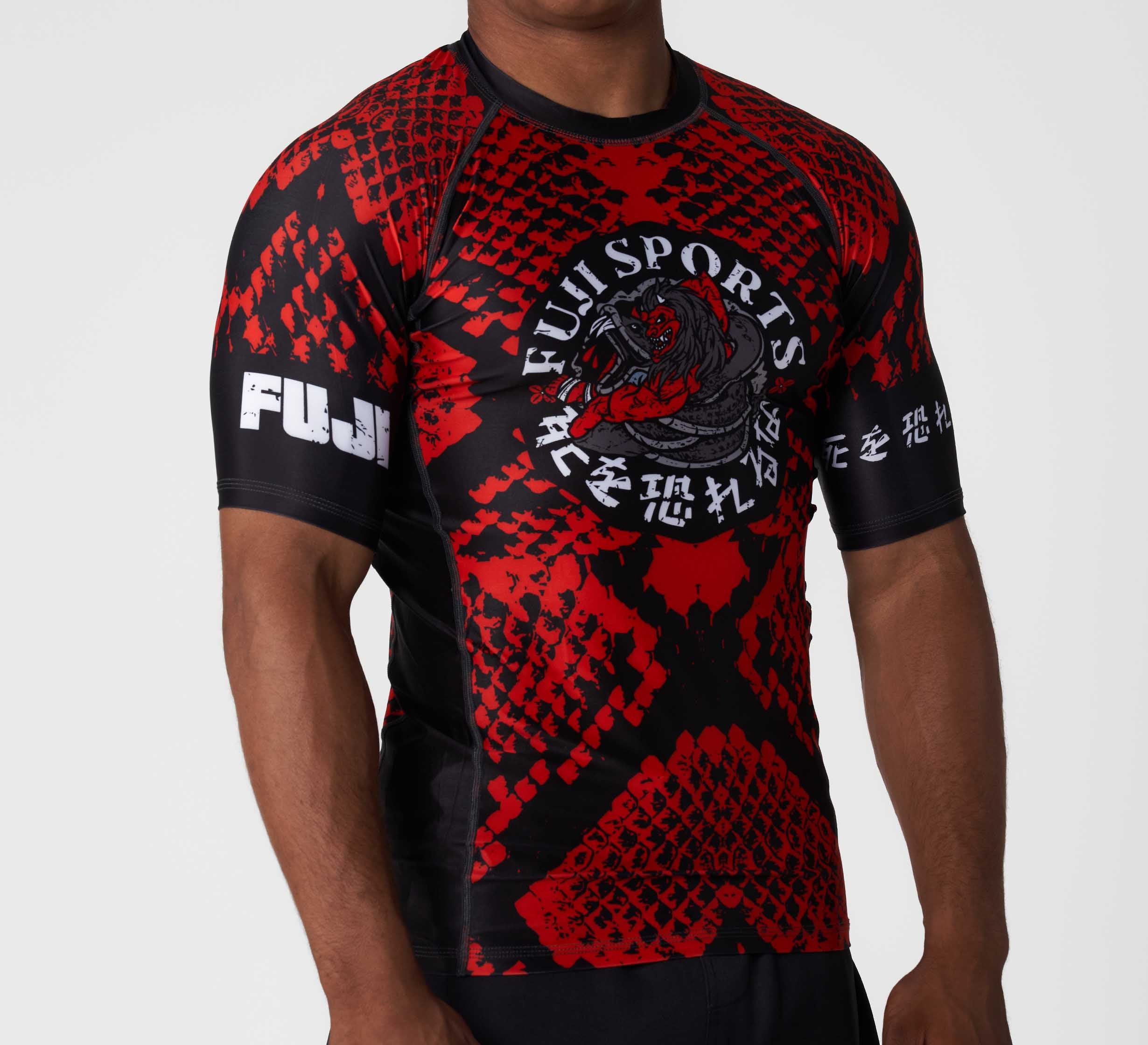 Oni vs. Anaconda Short Sleeve Rashguard Red、mySite、gigharbornorthrealestate