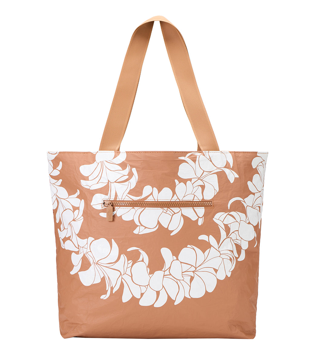 ALOHA Plumeria Lei Day Tripper Beach Tote、mySite、noshort