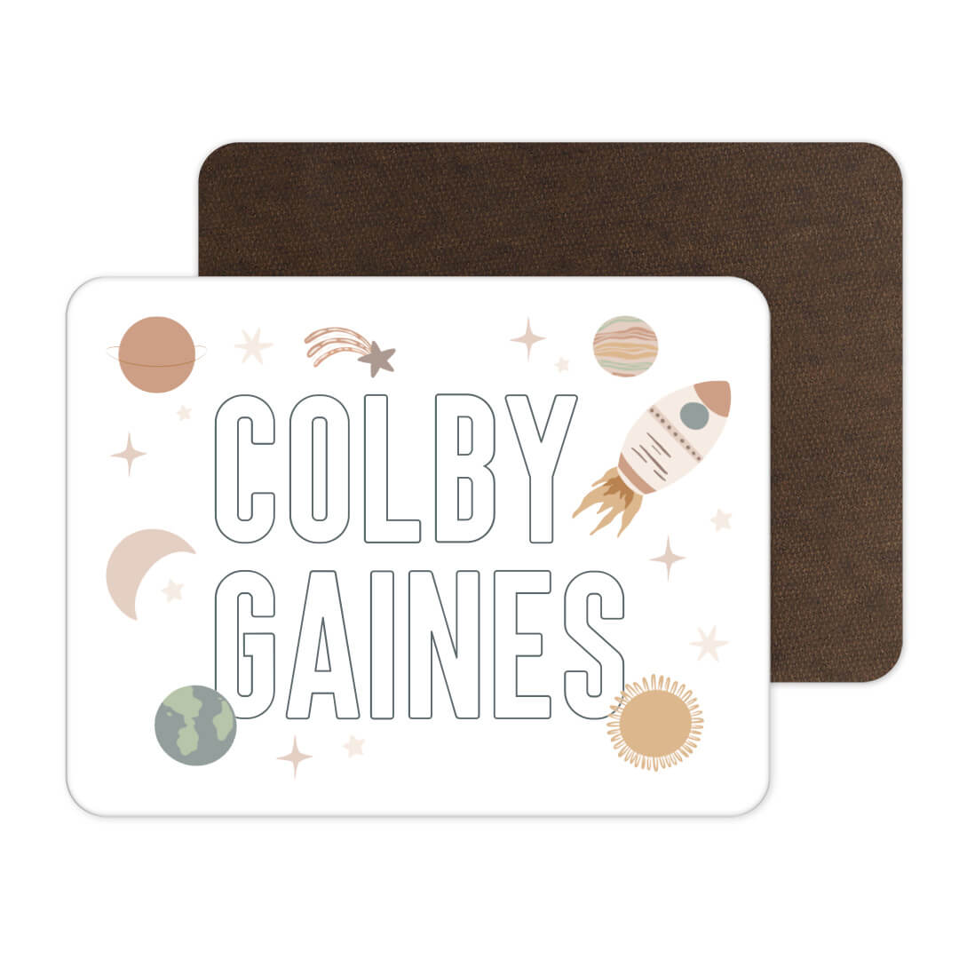  Kids Personalized Whiteboard | Star Explorer Navy、mySite、layawaytickets