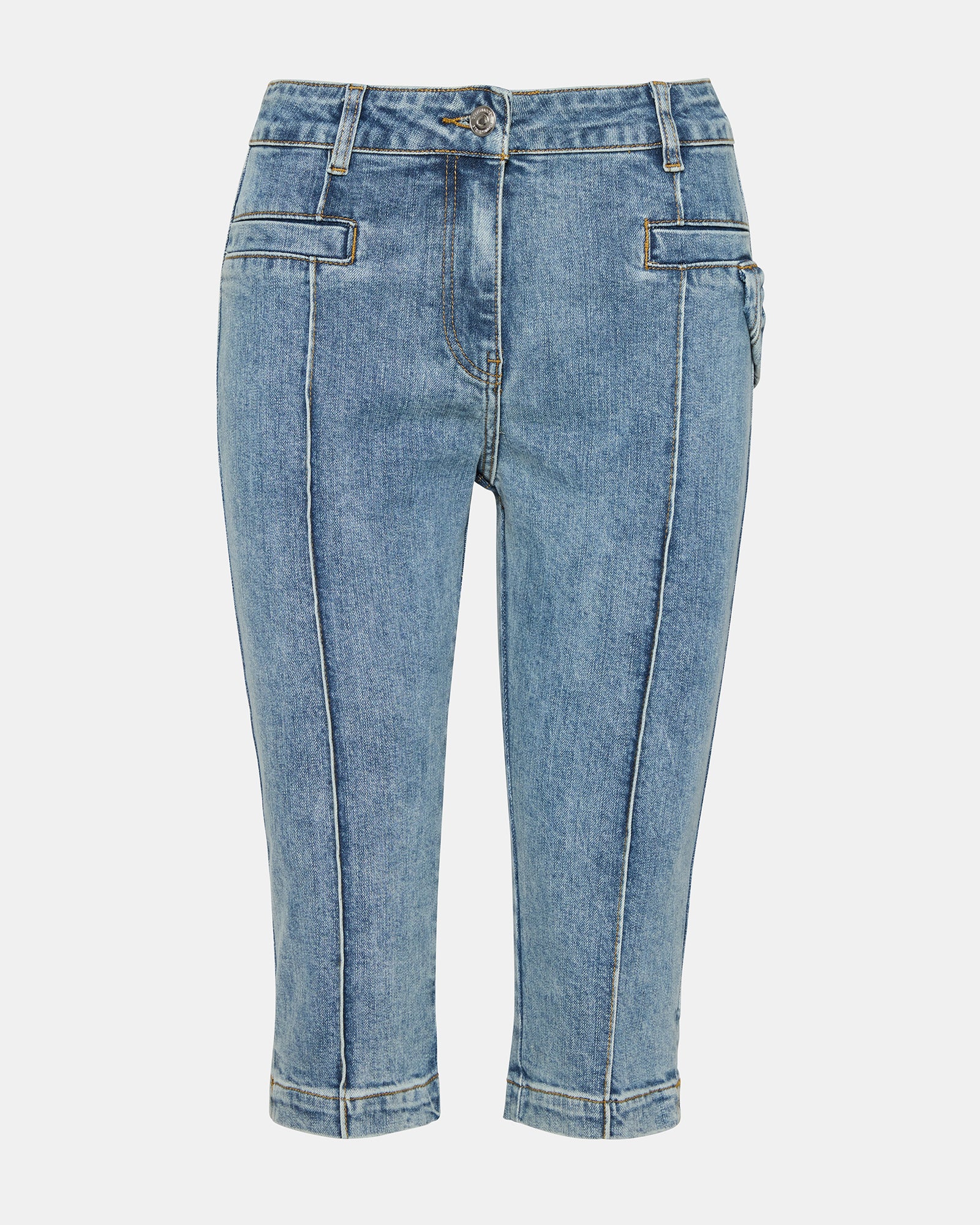 SKINNY DELRAY DENIM CAPRI PANT、mySite、gtrtttuynbv