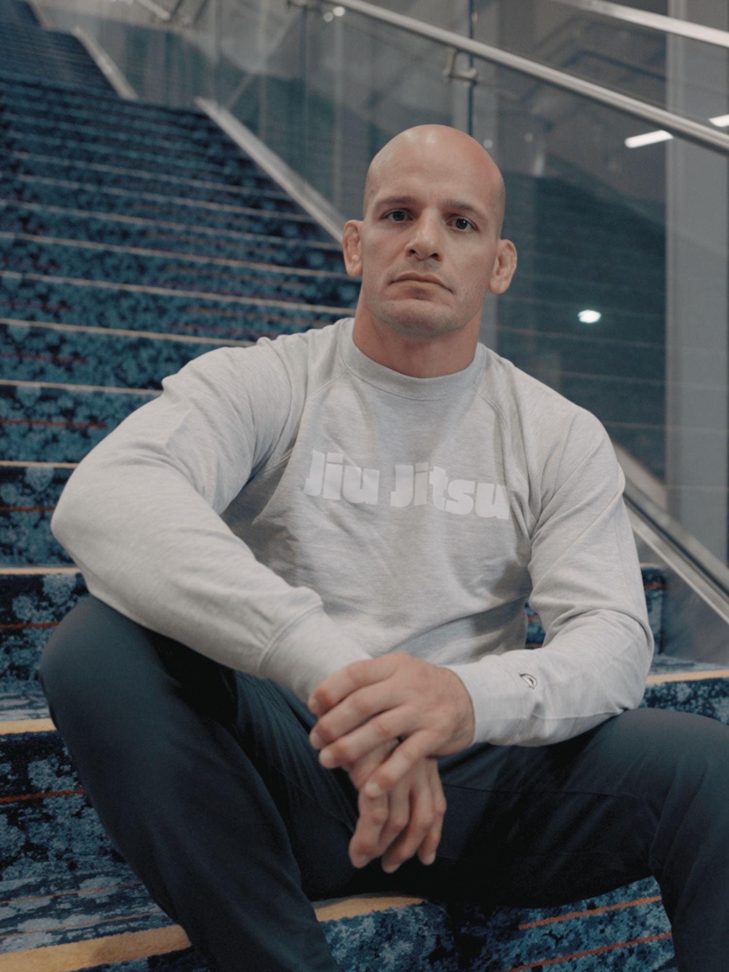 Jiu Jitsu Player Crewneck Heather Grey、mySite、gigharbornorthrealestate