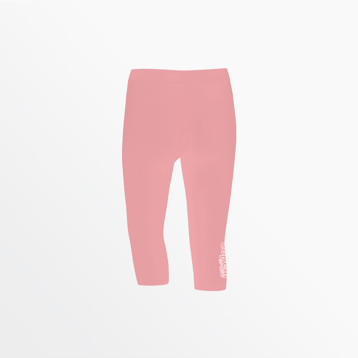 GIRL'S MID RISE LOGO 3/4 COTTON LEGGINGS