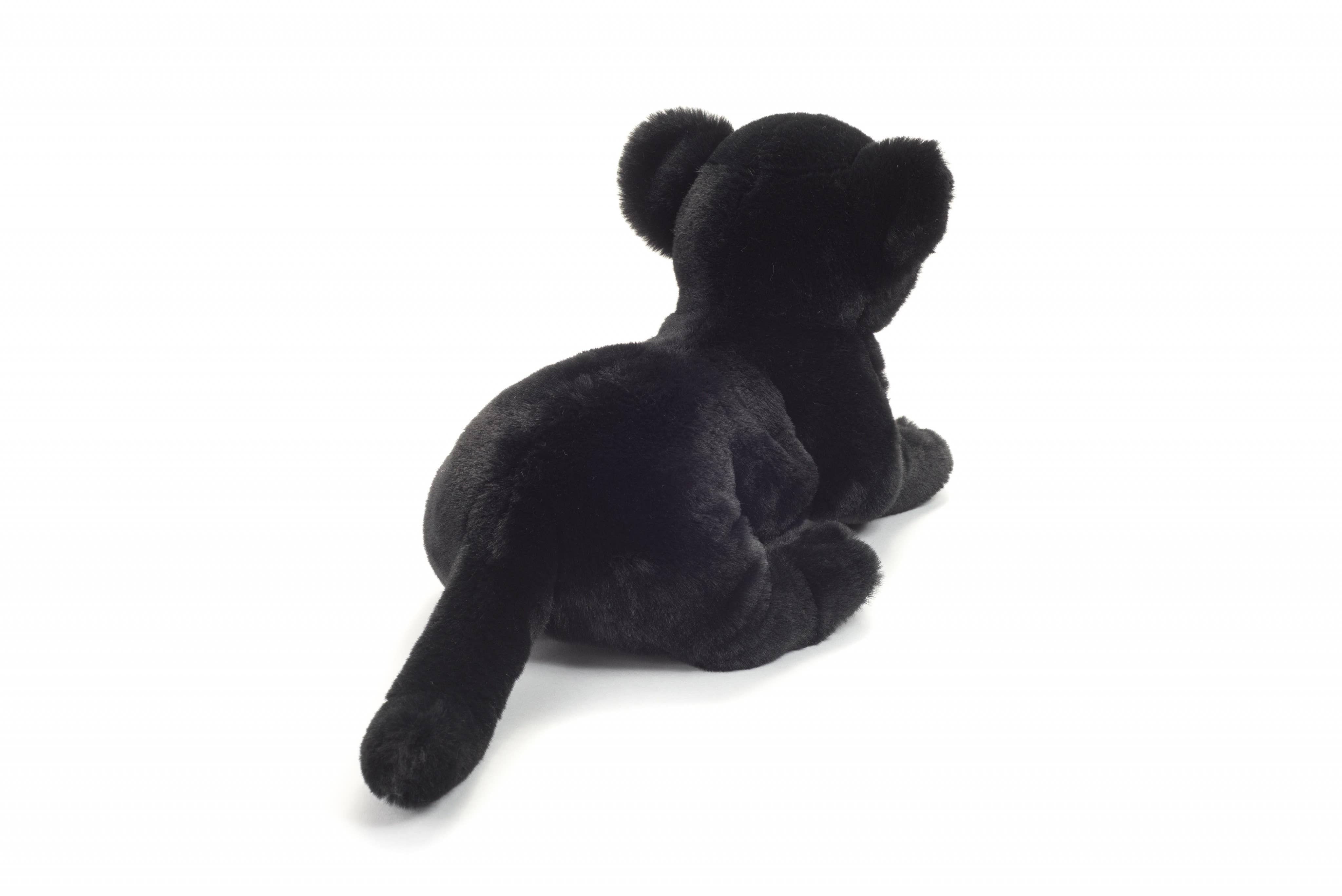 Plush Black Baby Panther Lying Down by Teddy Hermann、mySite、g9winljtr