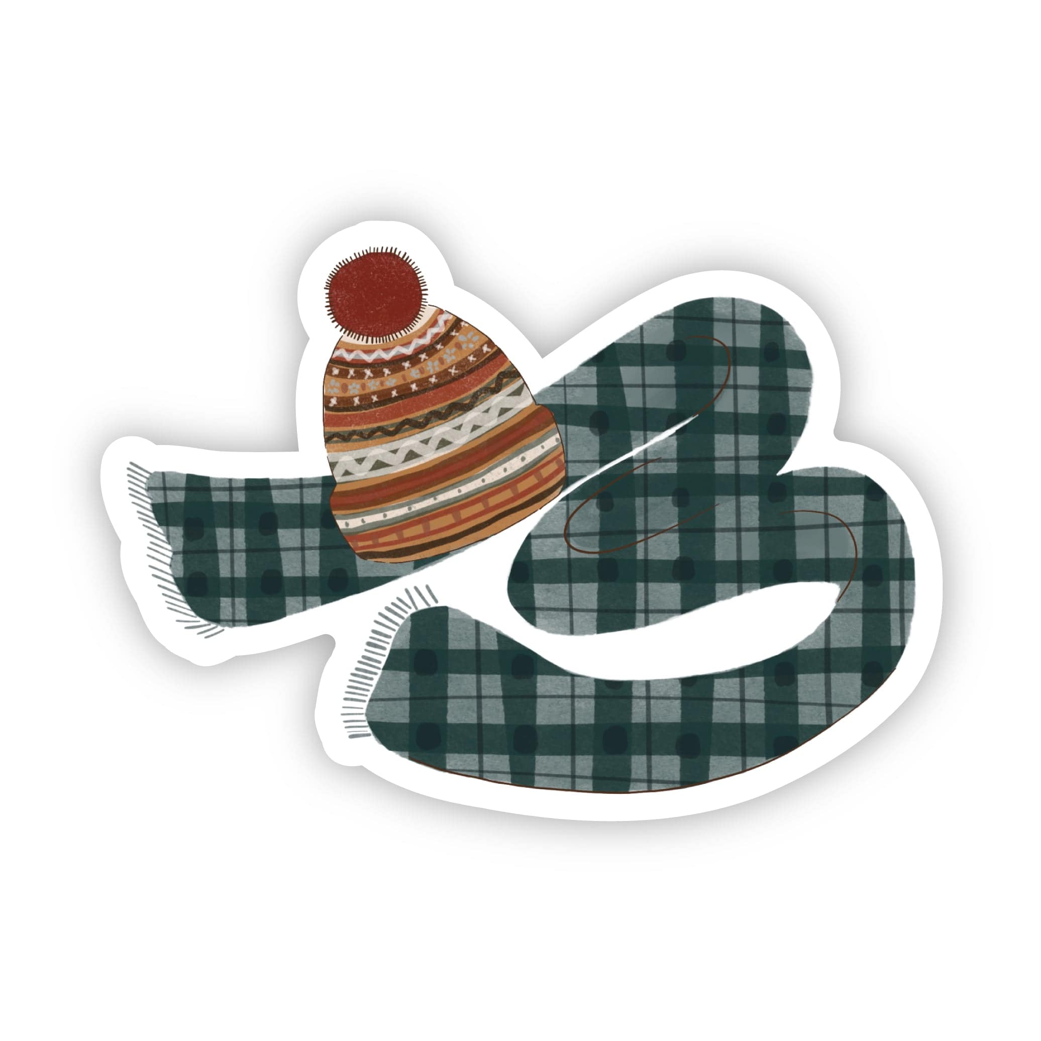  Cold Weather Hat & Scarf Sticker、mySite、elrpsem3k