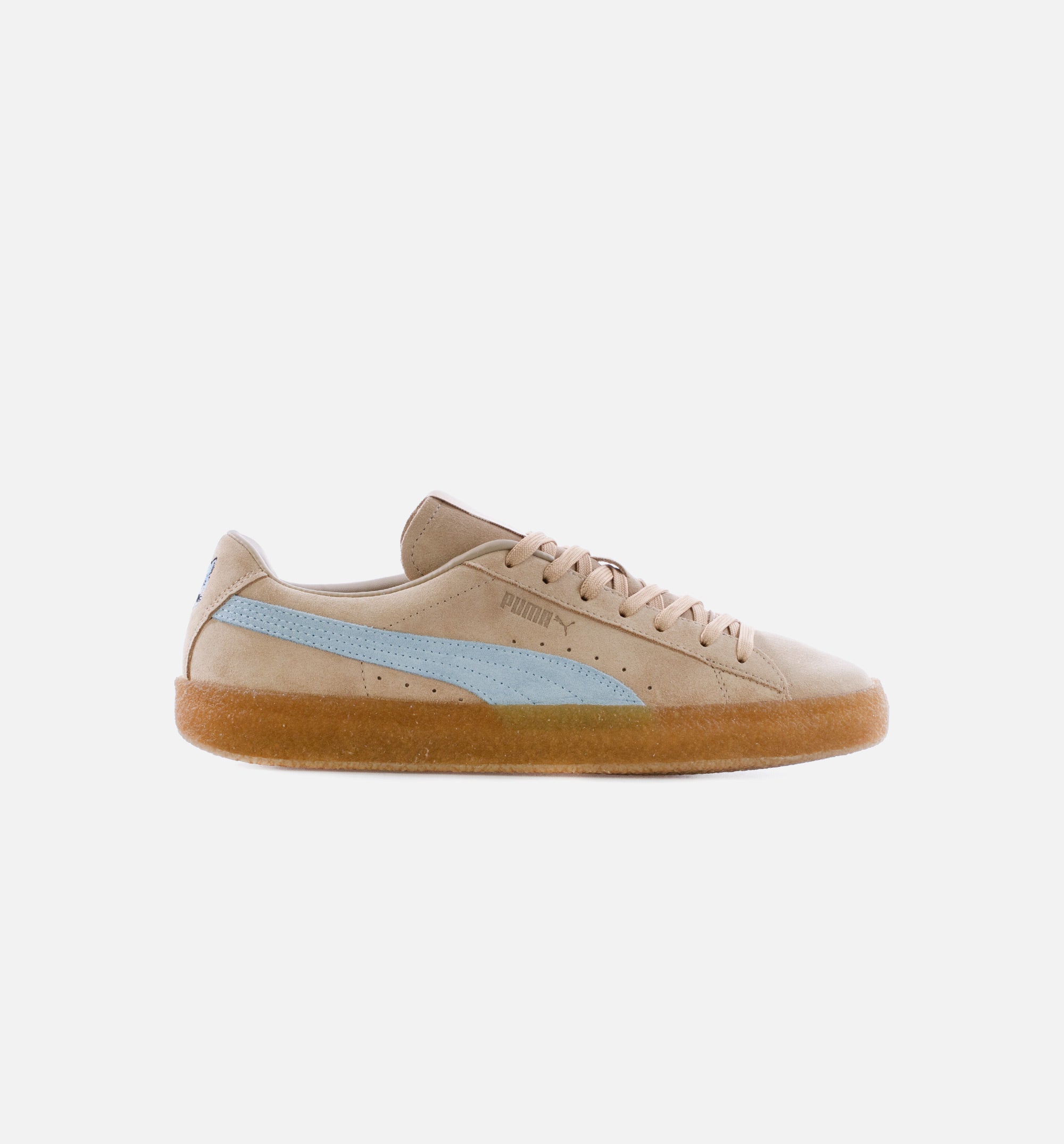 Maison Kitsune Suede Crepe Mens Lifestyle Shoe - Sand/Blue、mySite、dreamappss
