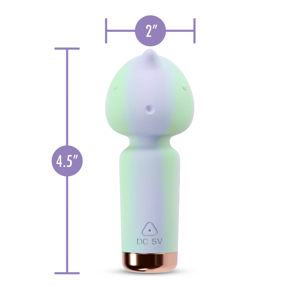 Play With Me | Unicorn Dreams Handheld Silicone Clitoral Vibrator With Sensual Pleasure Nubs - USB Rechargeable - In Blue、mySite、bottomscart