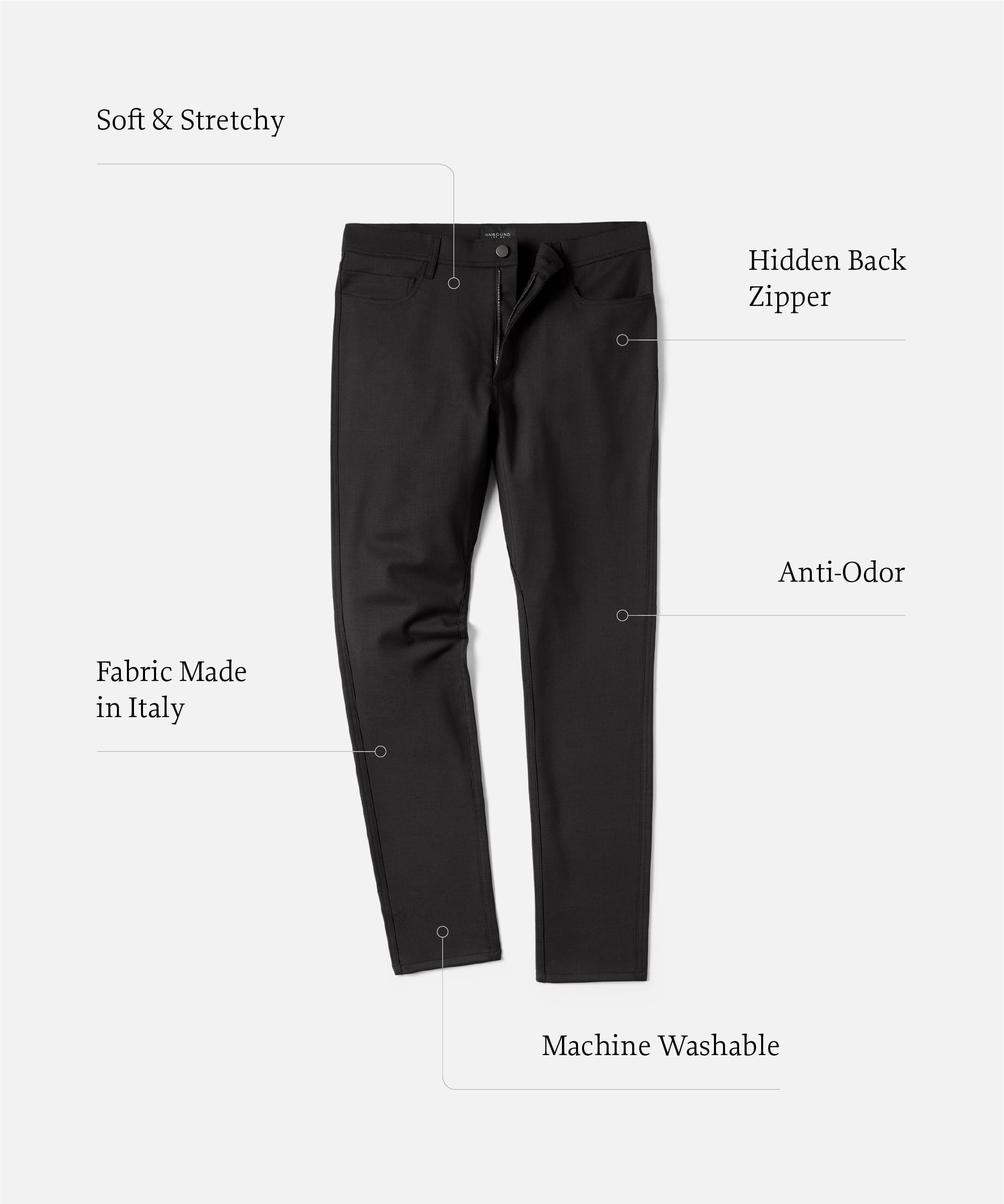Men's Slim Merino Travel Pants、mySite、noshort