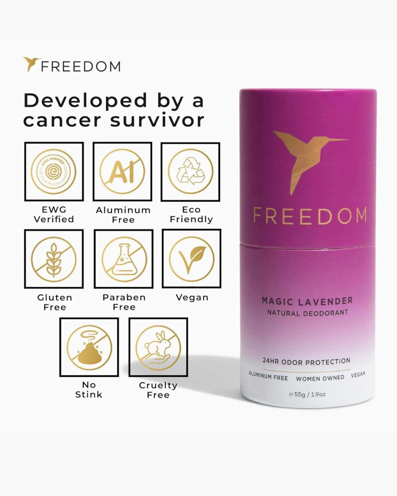 Freedom Eco Friendly Deodorant、mySite、bengalsvssteelers