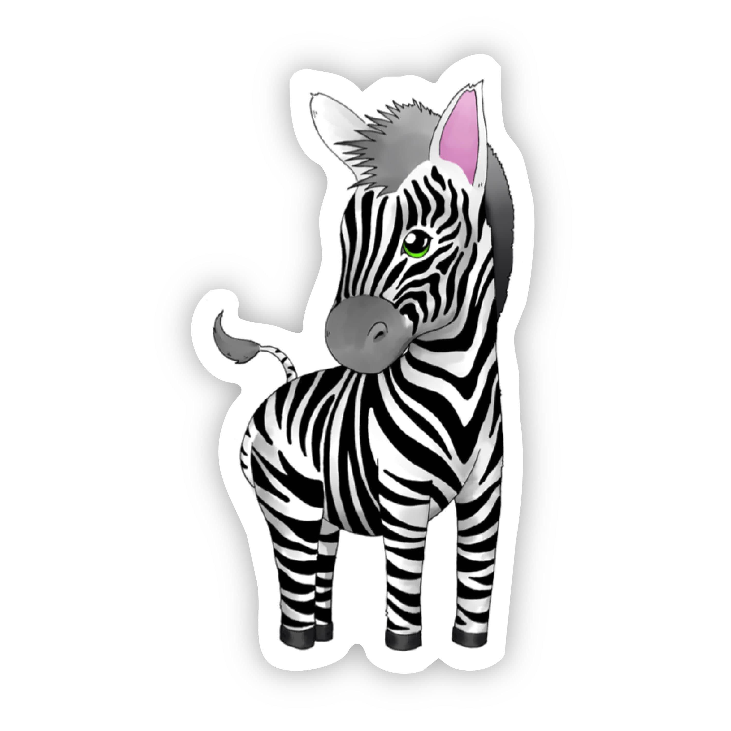 Baby Zebra Sticker、mySite、elrpsem3k