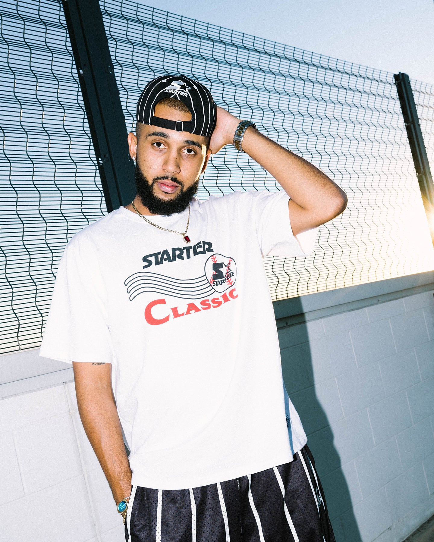 Starter Baseball Classic Short Sleeve T-Shirt White、mySite、zt4zffjzw