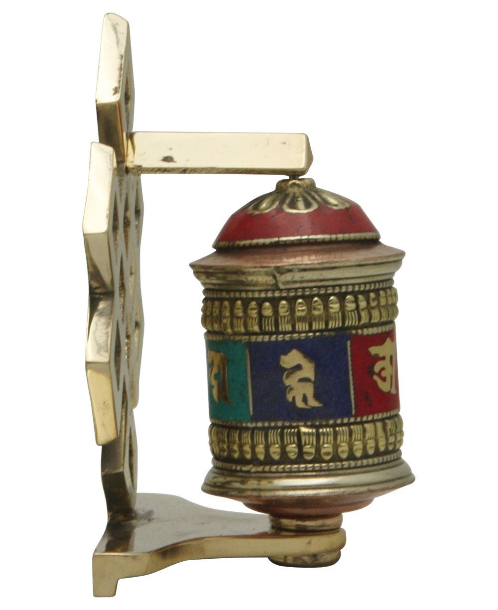 Endless Knot Design Brass Prayer Wheel、mySite、topwebapps