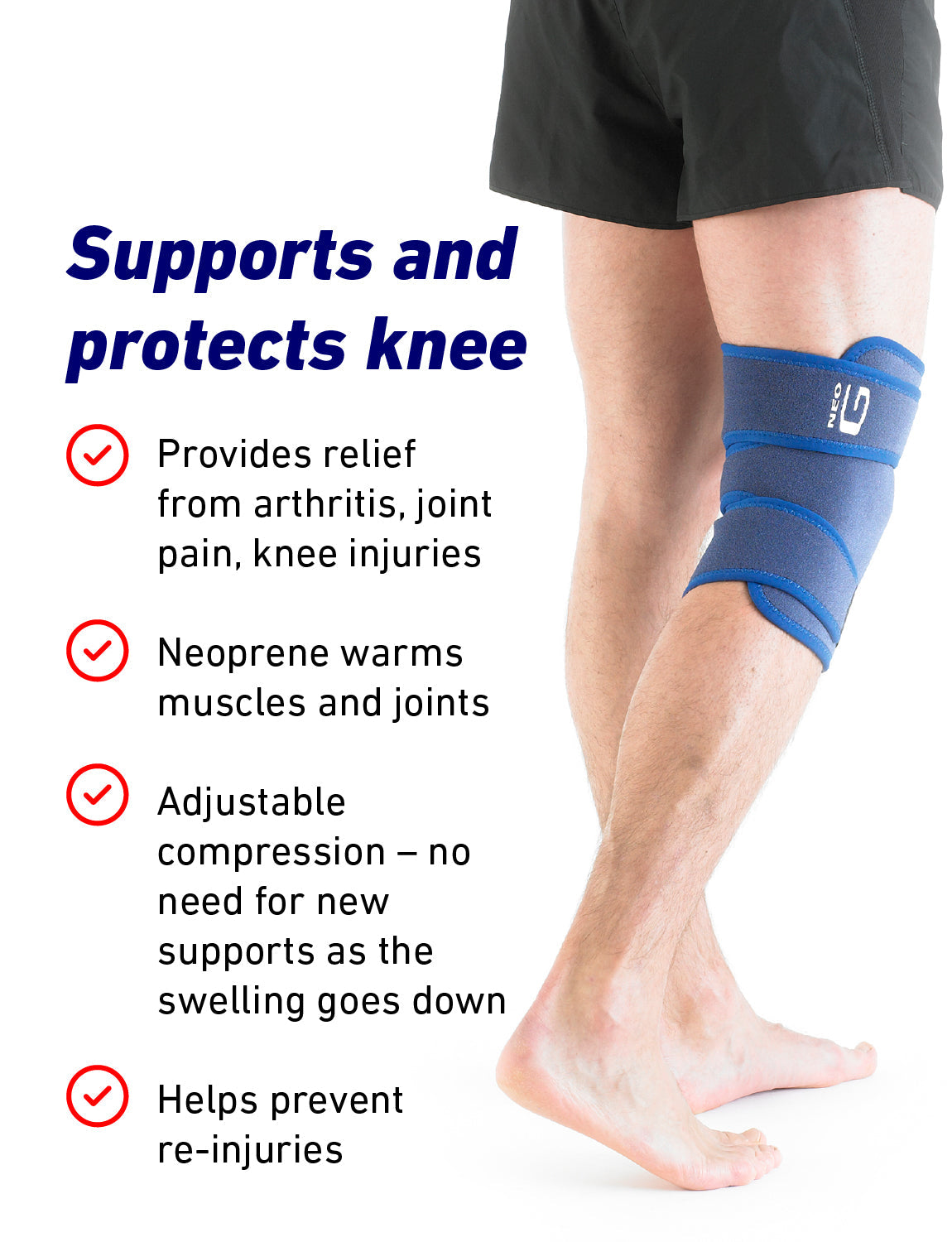  Closed Knee Support、mySite、preschool7hills