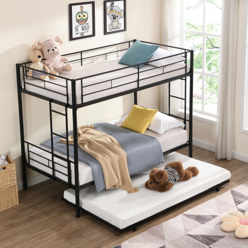 METAL BUNK BED SILVER、、casual