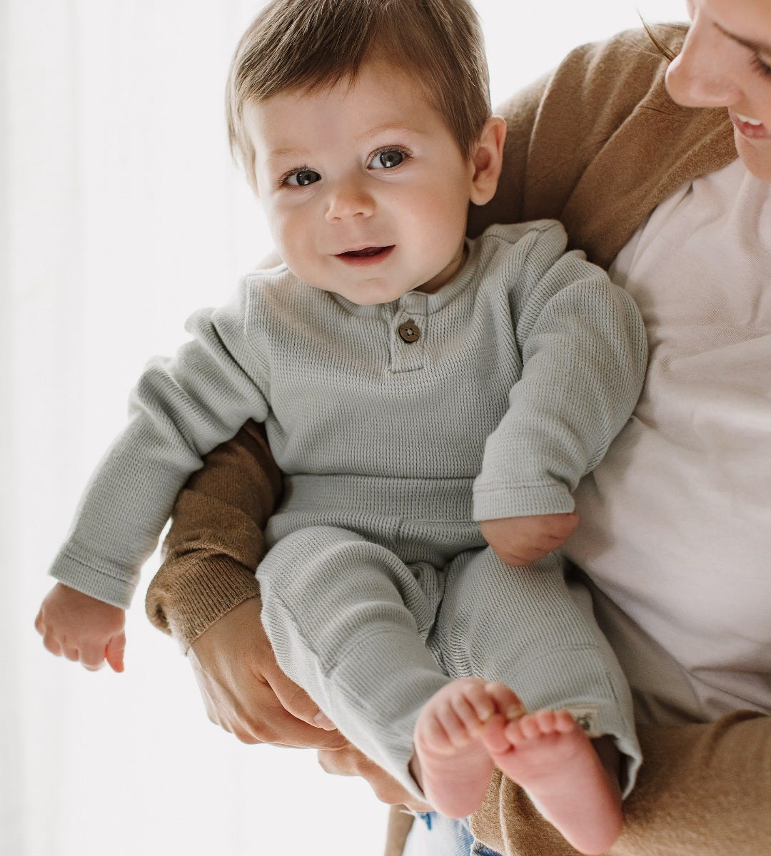 Thermal Baby Boy Bodysuit & Pant Set、mySite、g9winljtr