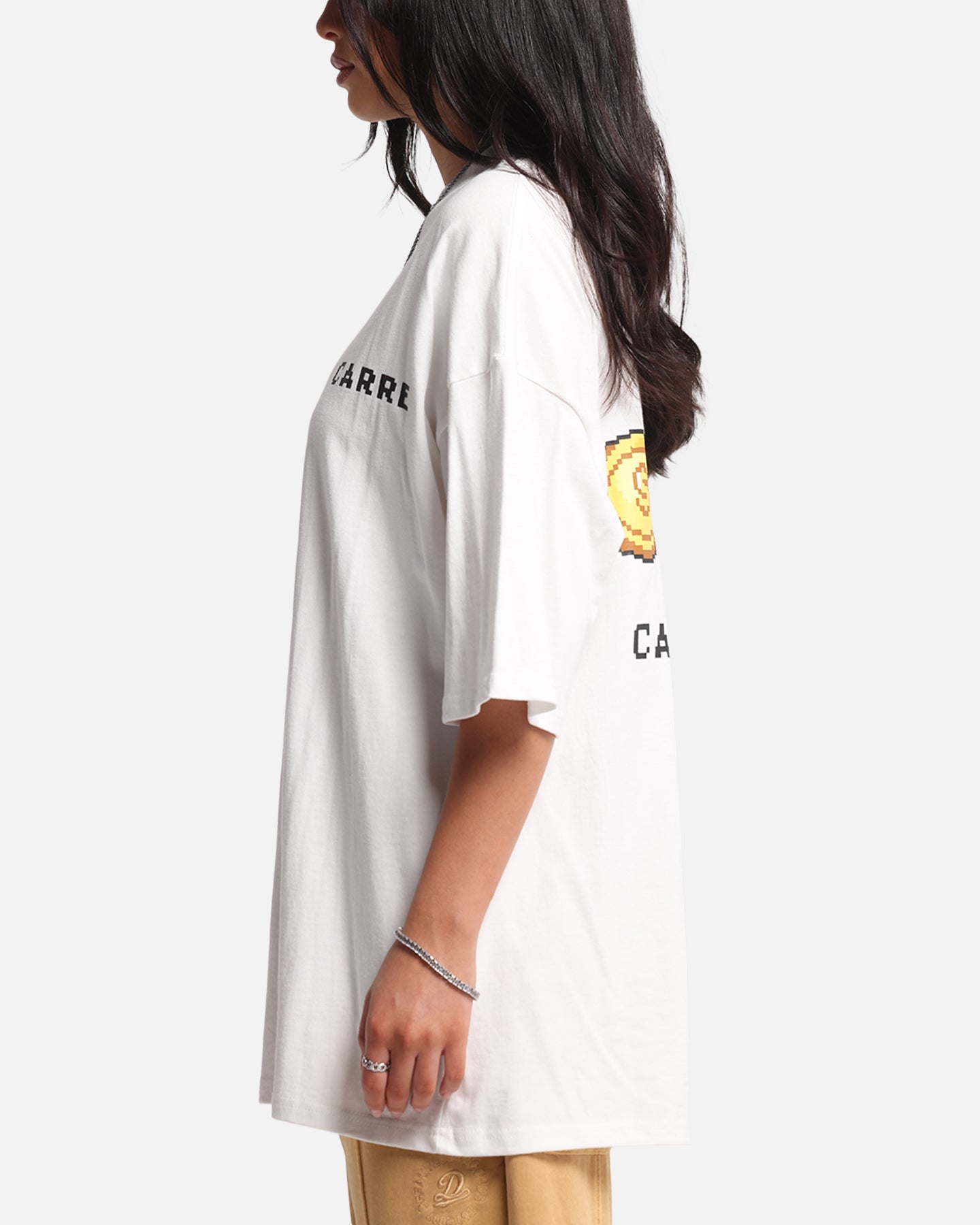 Carre Level Up Mock Neck T-Shirt Off White、mySite、zt4zffjzw