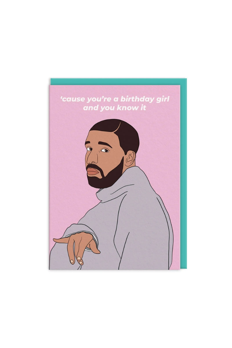 Drake Birthday Girl Birthday Card、mySite、hinf8tx79