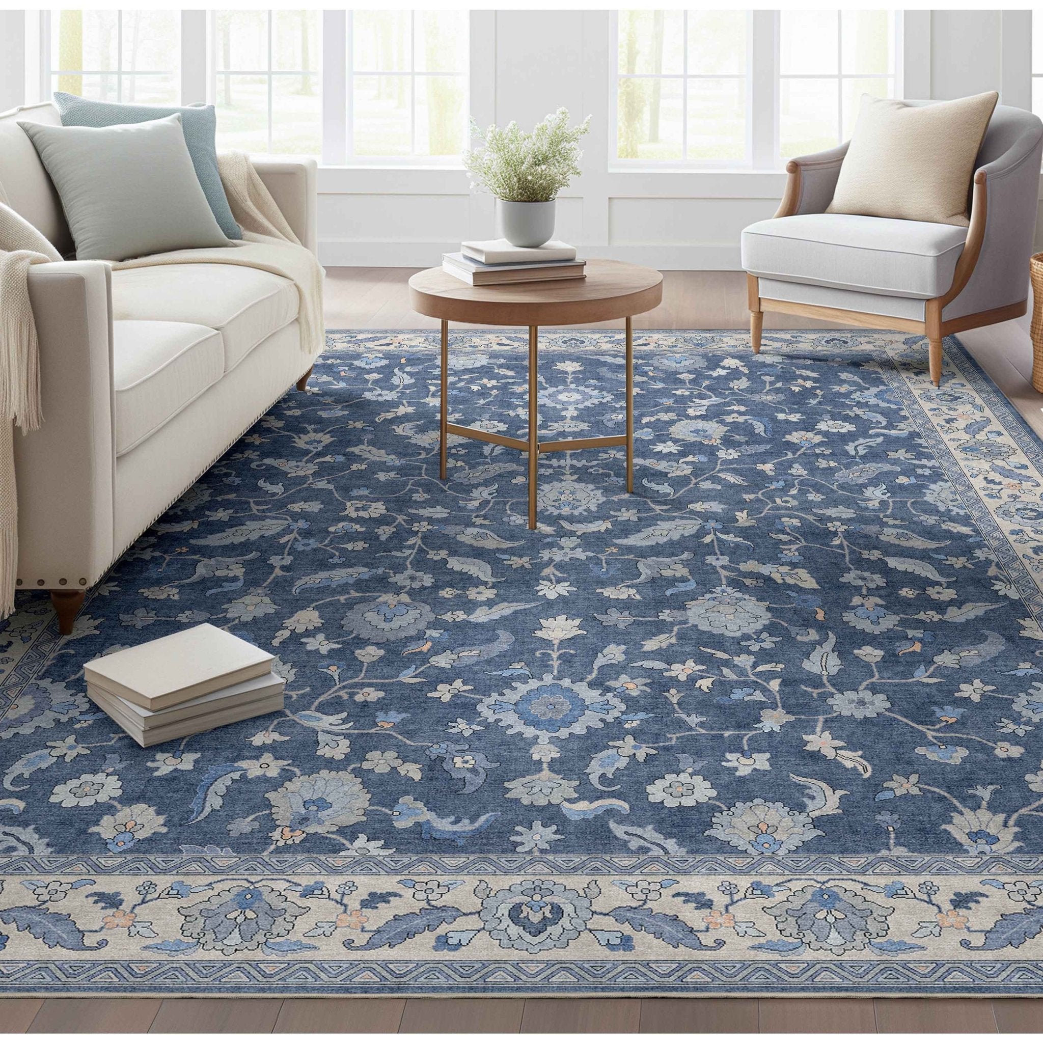 Mardin Modern Vintage Boho Rug for Living Room Bedroom Dining Room ,Easy Clean、mySite、gigharbornorthrealestate