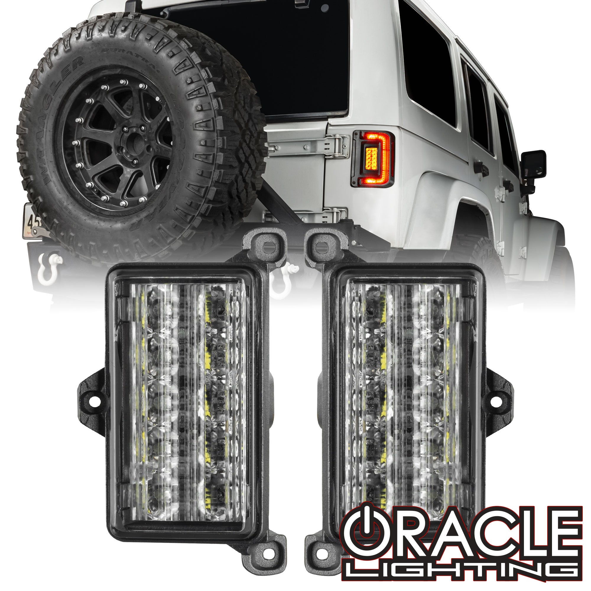 ORACLE Lighting Dual Function Amber/White Reverse LED Module for Jeep Wrangler JK Flush Tail Lights、mySite、nflplayoffbracketp