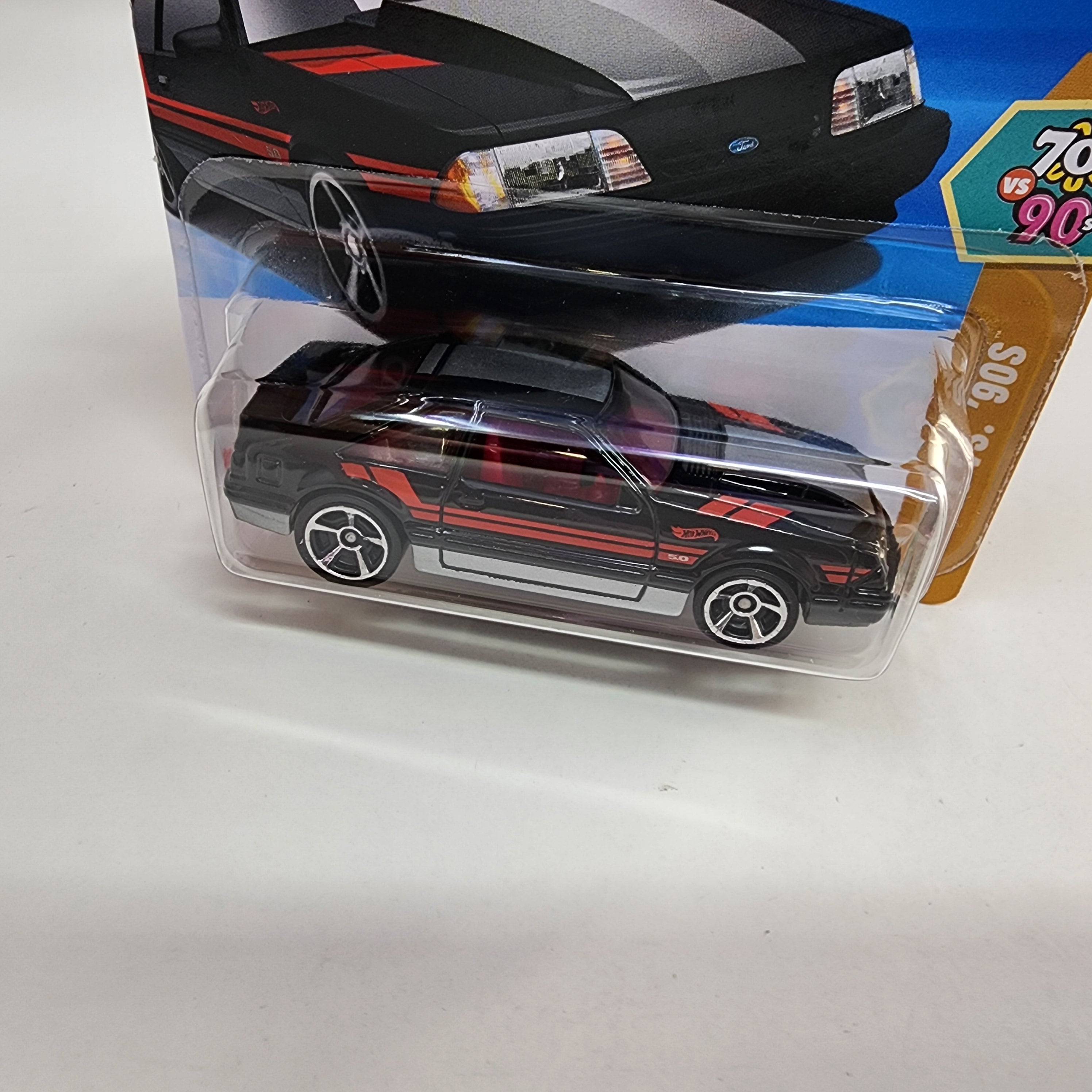SHORT CARD * '92 Ford Mustang #127 * Black * 2025 Hot Wheels Case G、mySite、hgirdovlk