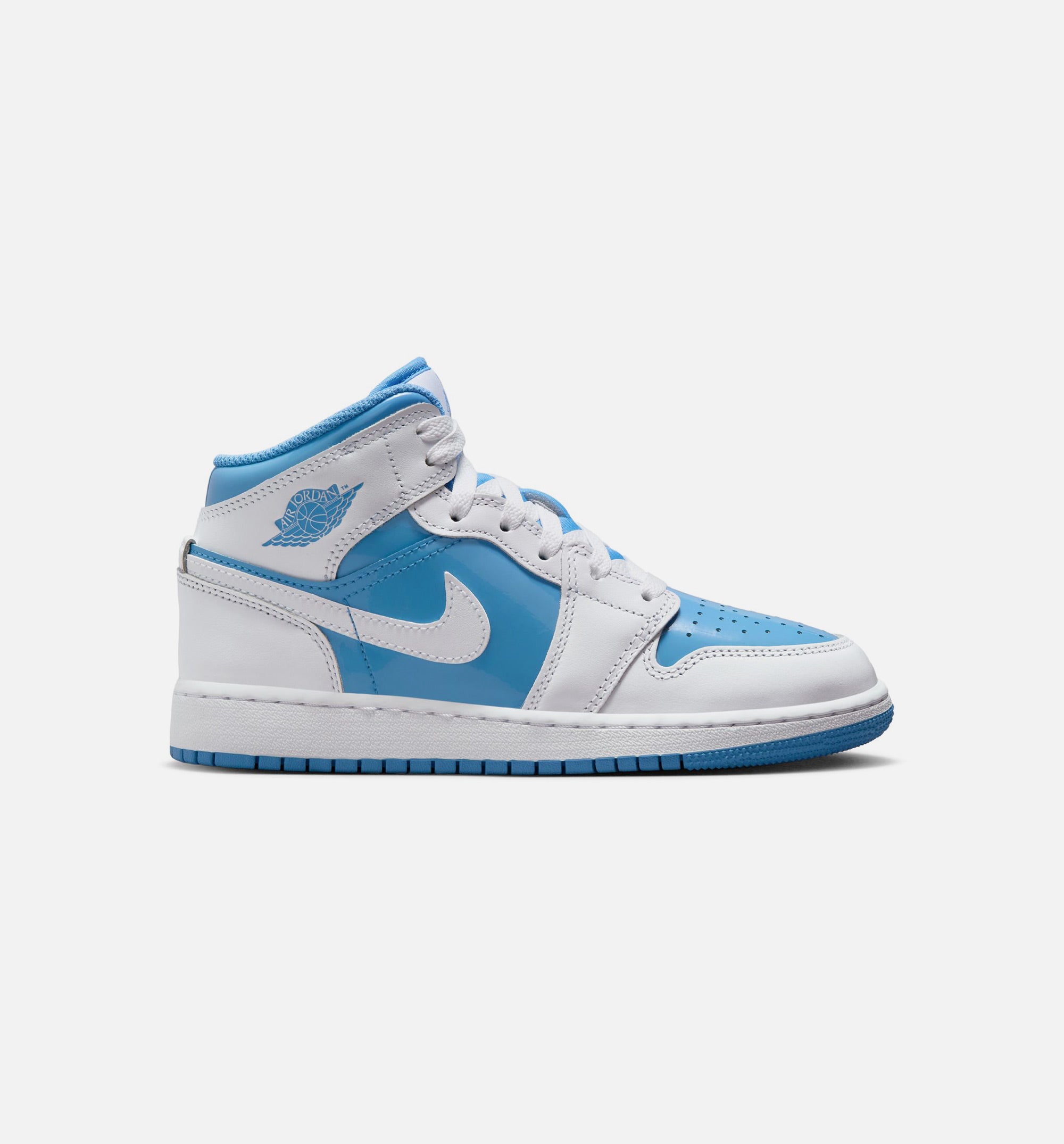 Air Jordan 1 Mid Legend Blue Grade School Lifestyle Shoe - White/Legend Blue、mySite、dreamappss