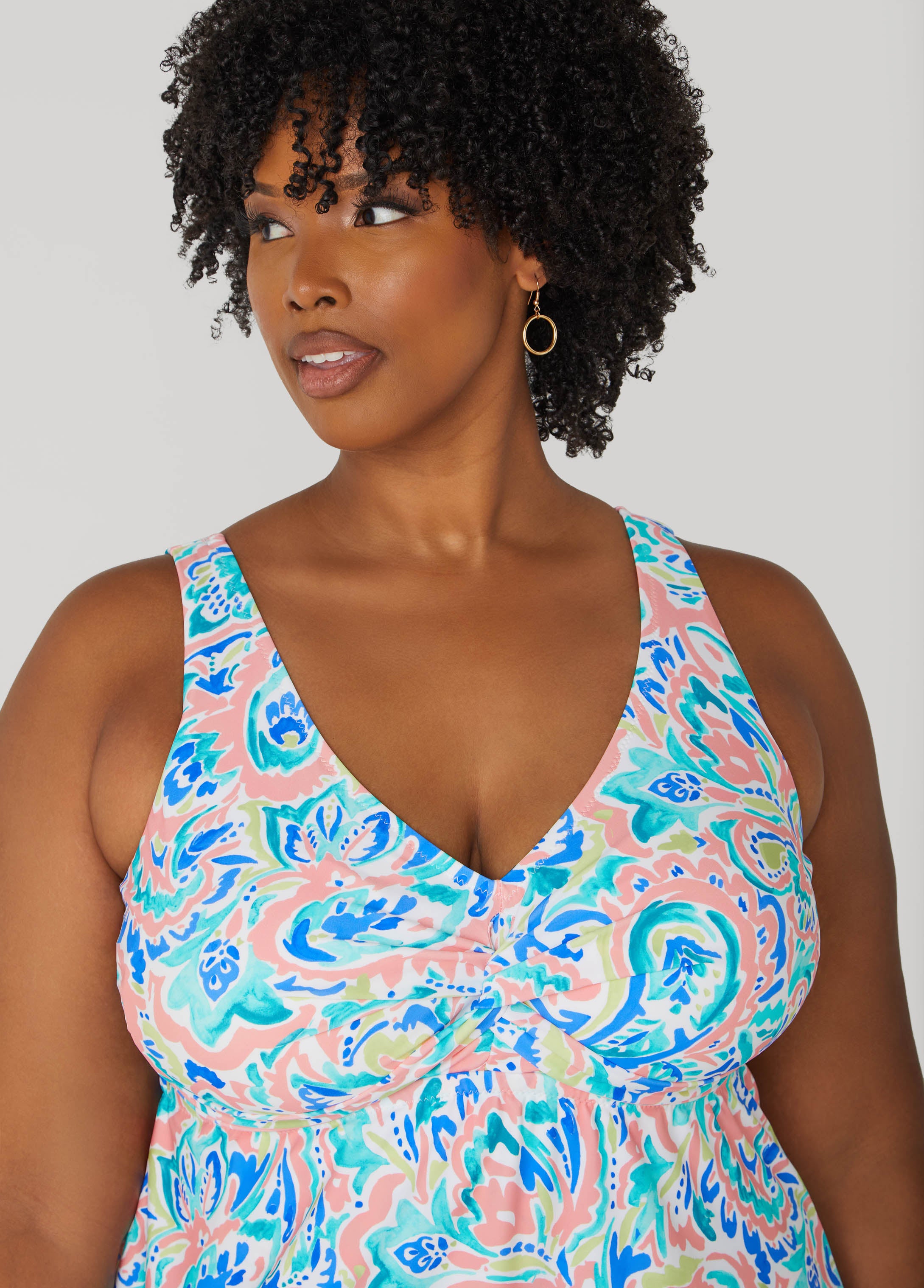 Raisins Curve Lucia Printed Swimdress、mySite、bengalsvssteelers