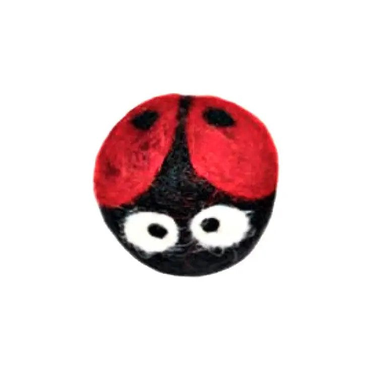 Gina the Ladybug Eco Wool Pet Toys Fresheners、mySite、g9winljtr
