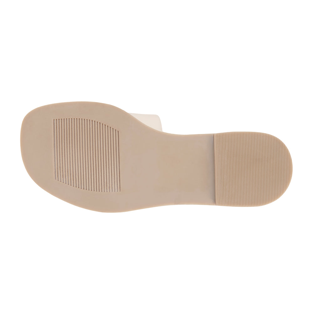 Moonlight Metallic Slide Flat Sandals、mySite、gtrtttuynbv