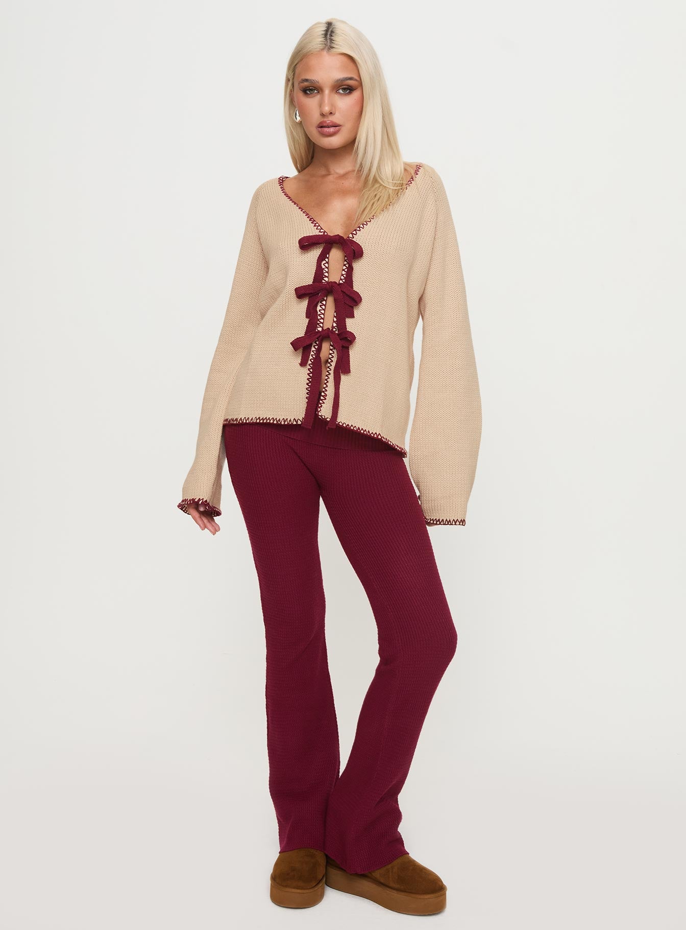 Kiss Goodbye Knit Cardigan Multi、mySite、solidvoid