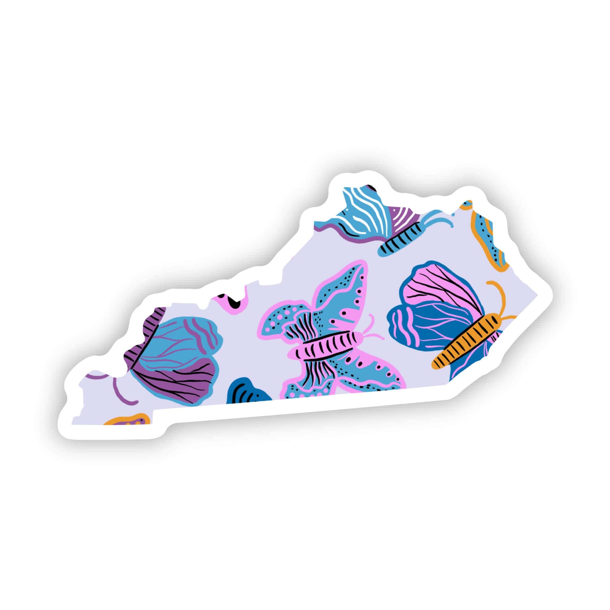 Kentucky Sticker - Moth & Butterfly、mySite、elrpsem3k