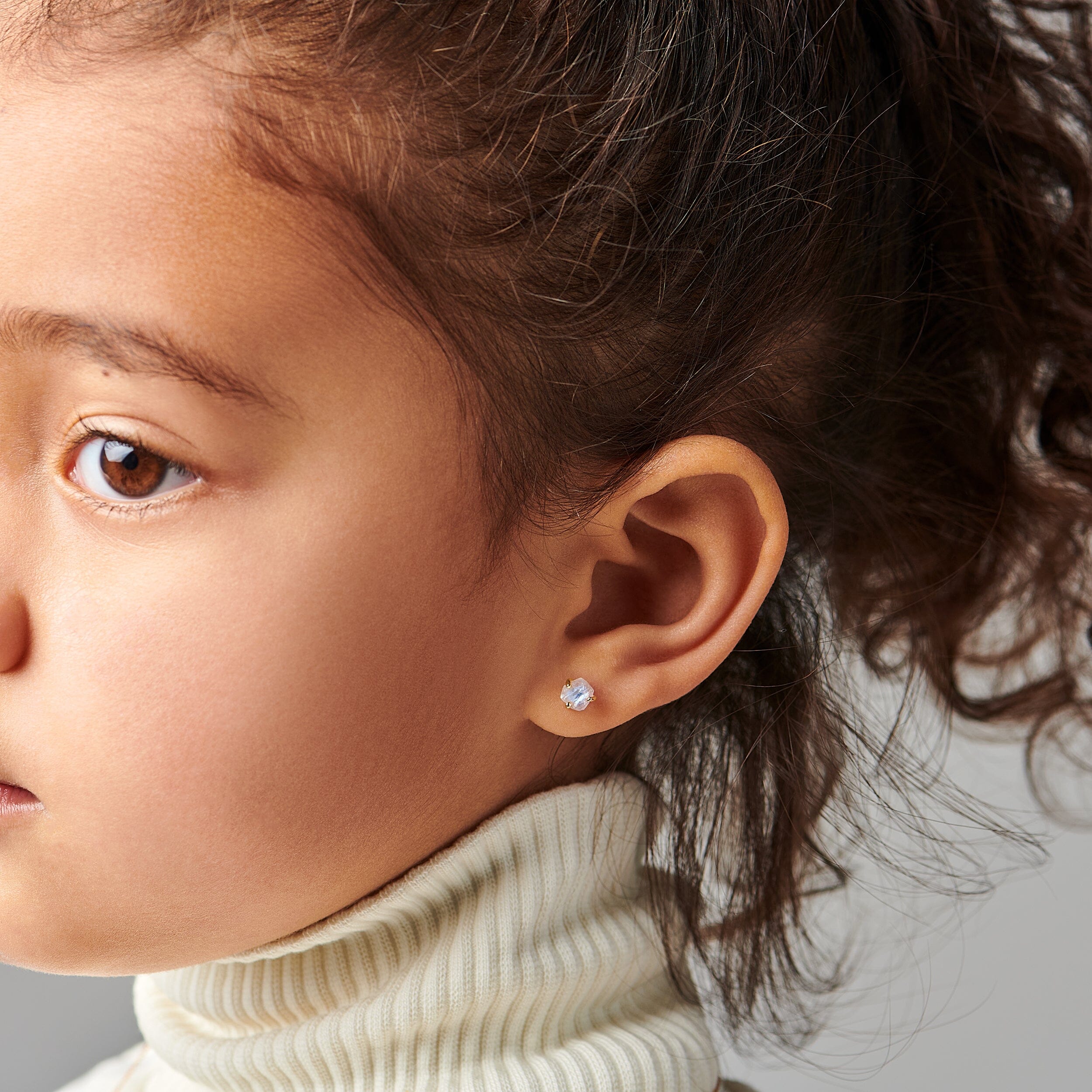 Raw Moonstone Earrings - Unique、mySite、hinf8tx79